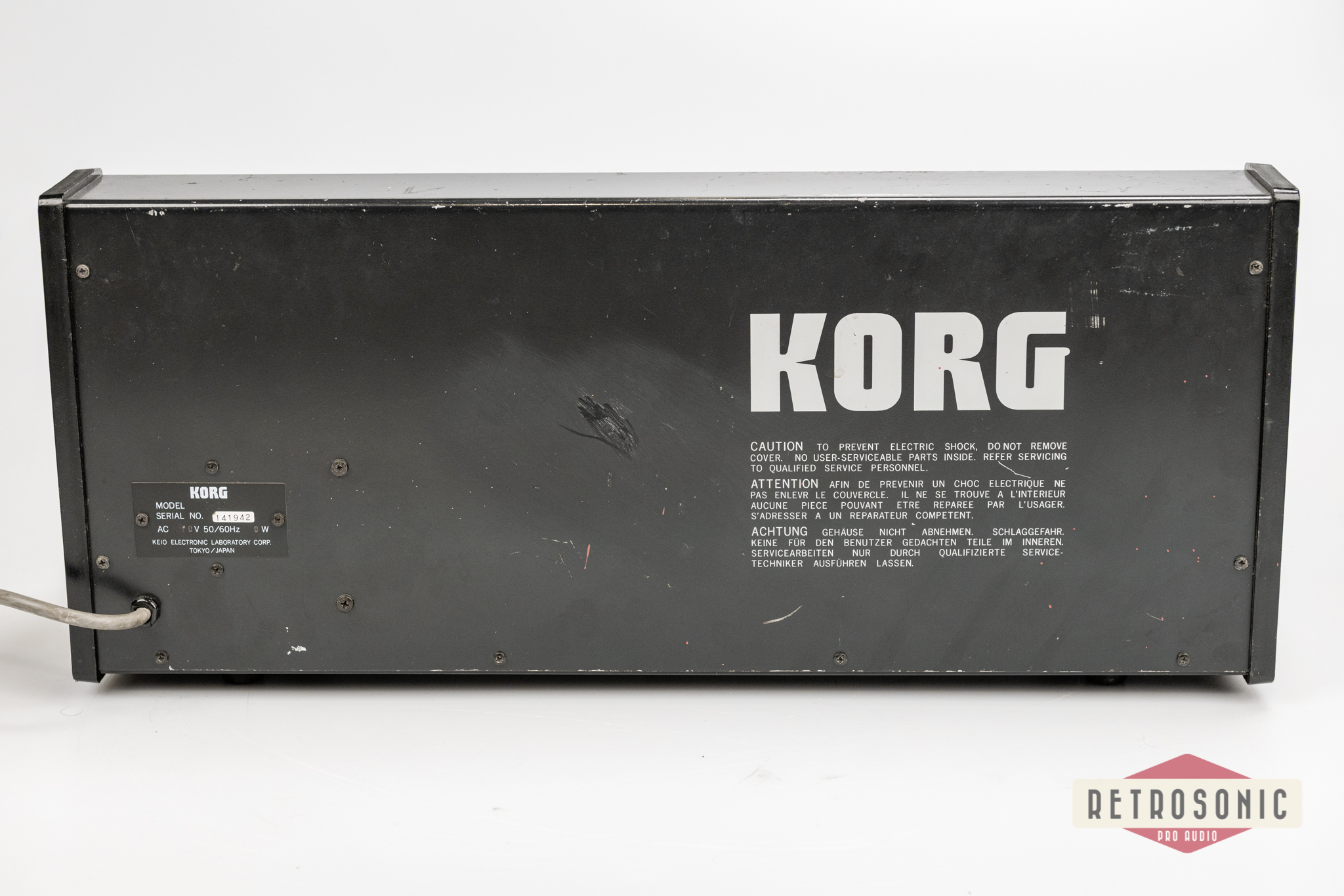 Korg MS-20 MK2 Vintage Mono Synth. #141942.Case.