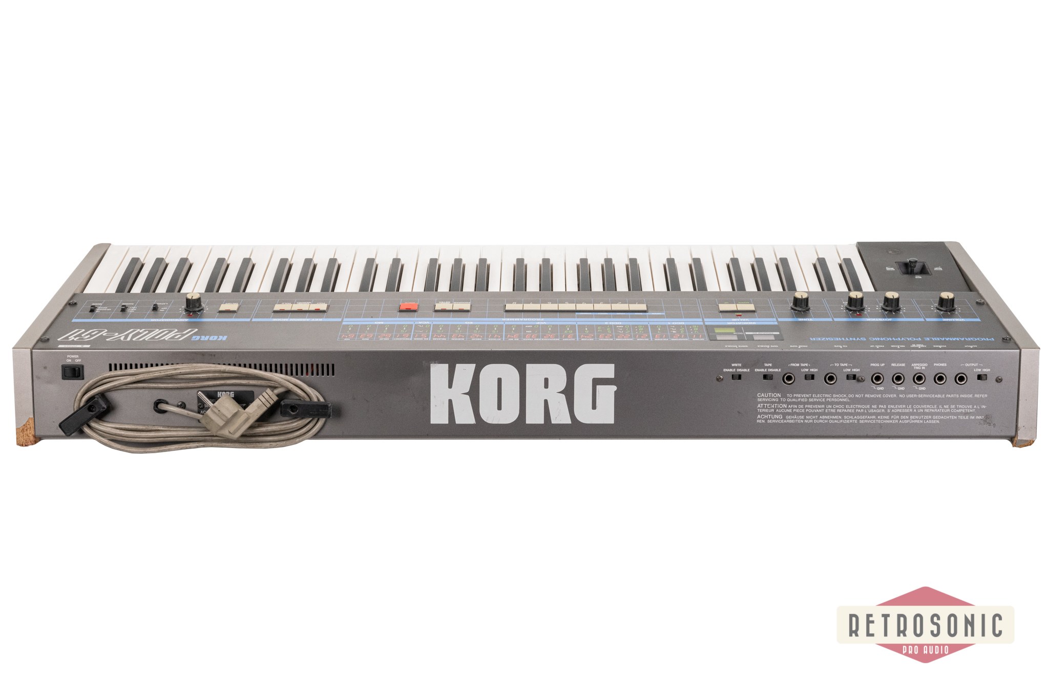 Korg Poly 61 Synthesizer with Case