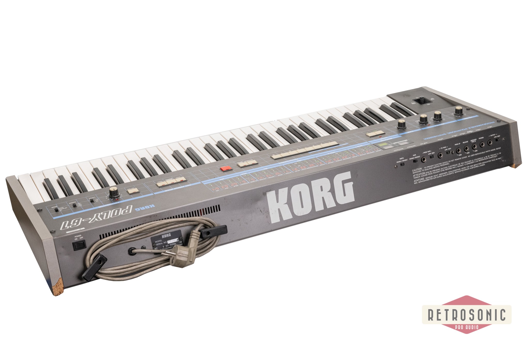 Korg Poly 61 Synthesizer with Case