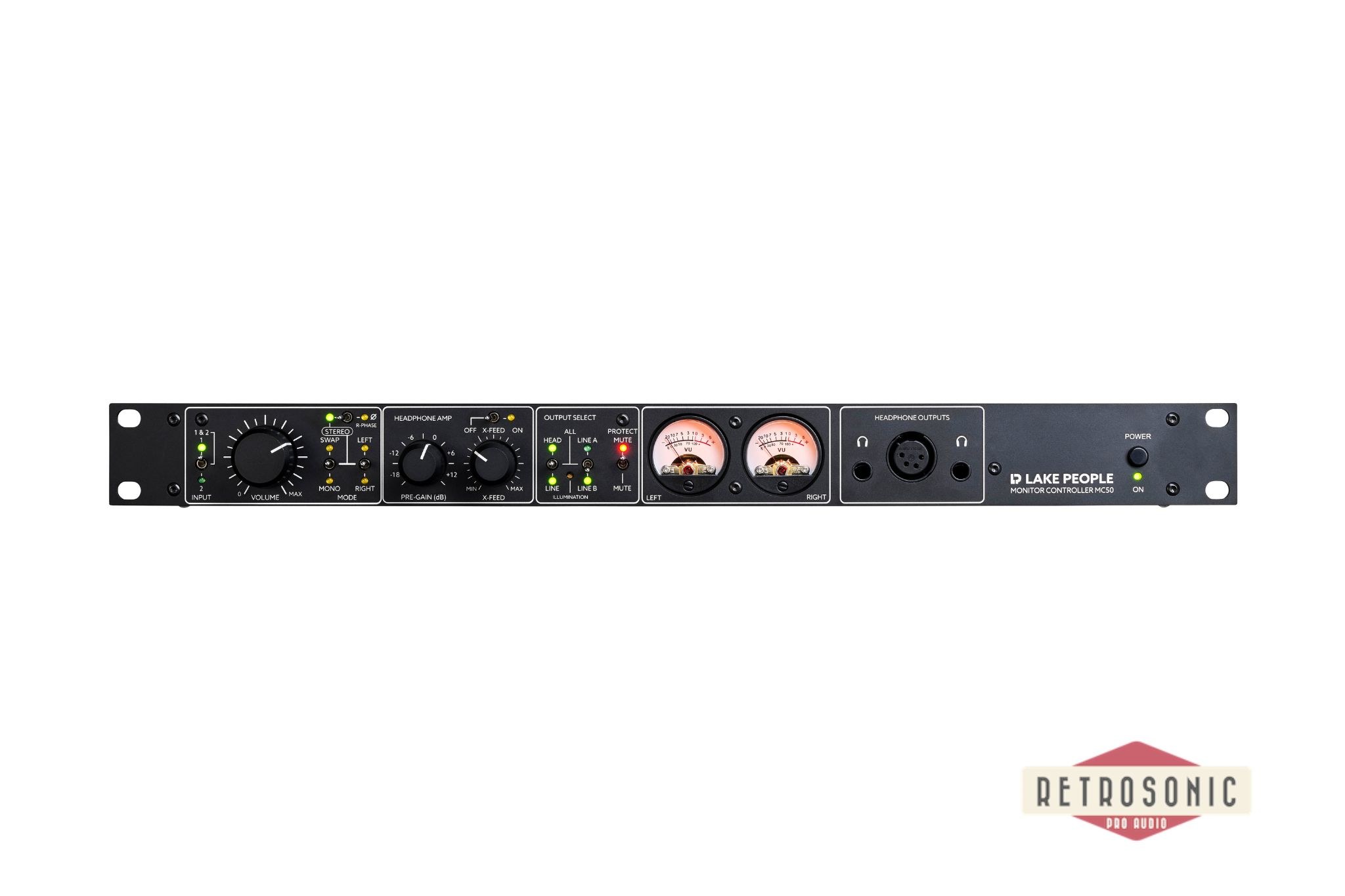 Lake People MC50 Monitor Controller & Balanced Headphone Amp