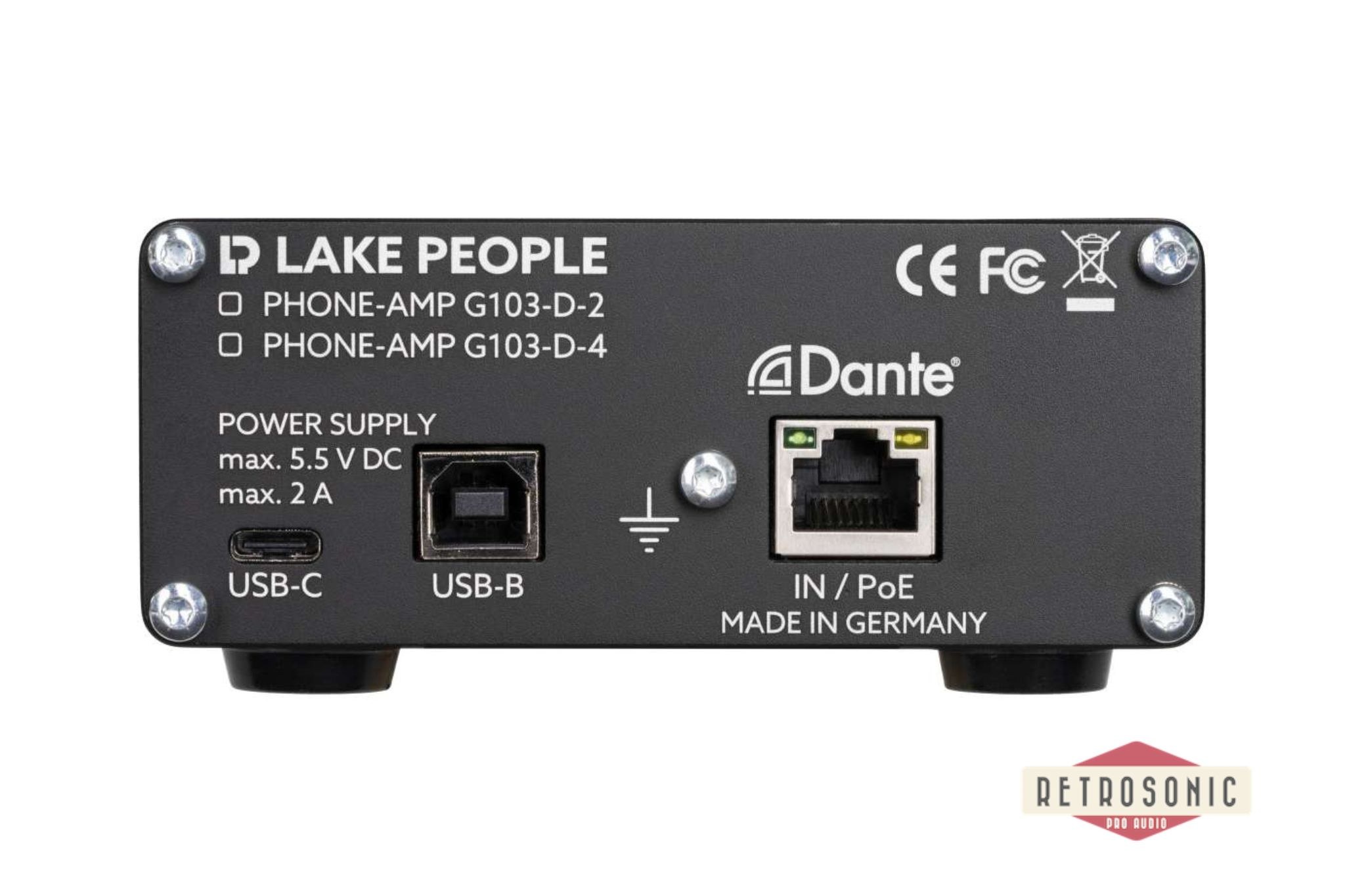Lake People Phone-Amp G103-D4 Dante