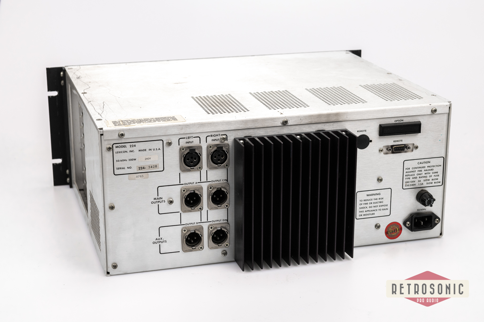 Lexicon 224XL Digital Effects System w. LARC Remote