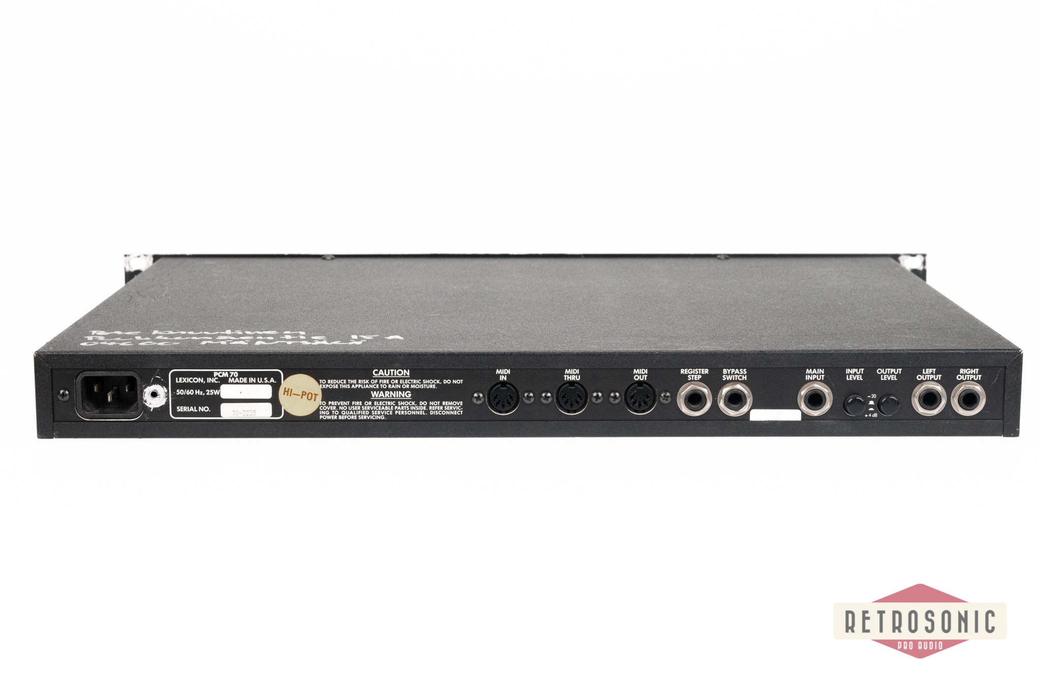 Lexicon PCM-70 Digital Effects Processor V2.0