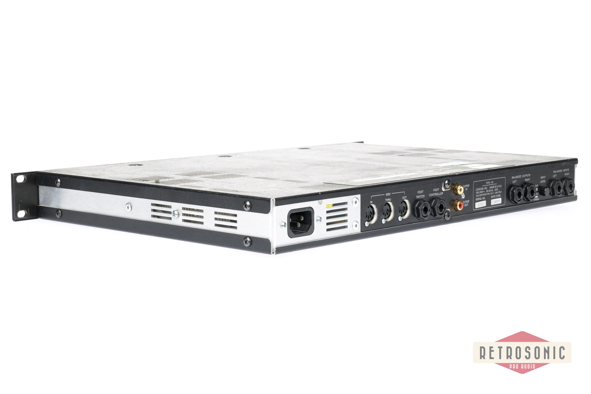 Lexicon PCM 80 Digital Effects Processor V 1.10