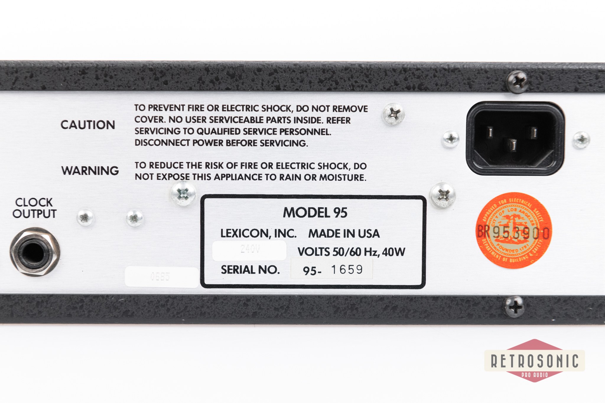 Lexicon Prime II Time Model 95 Digital Delay