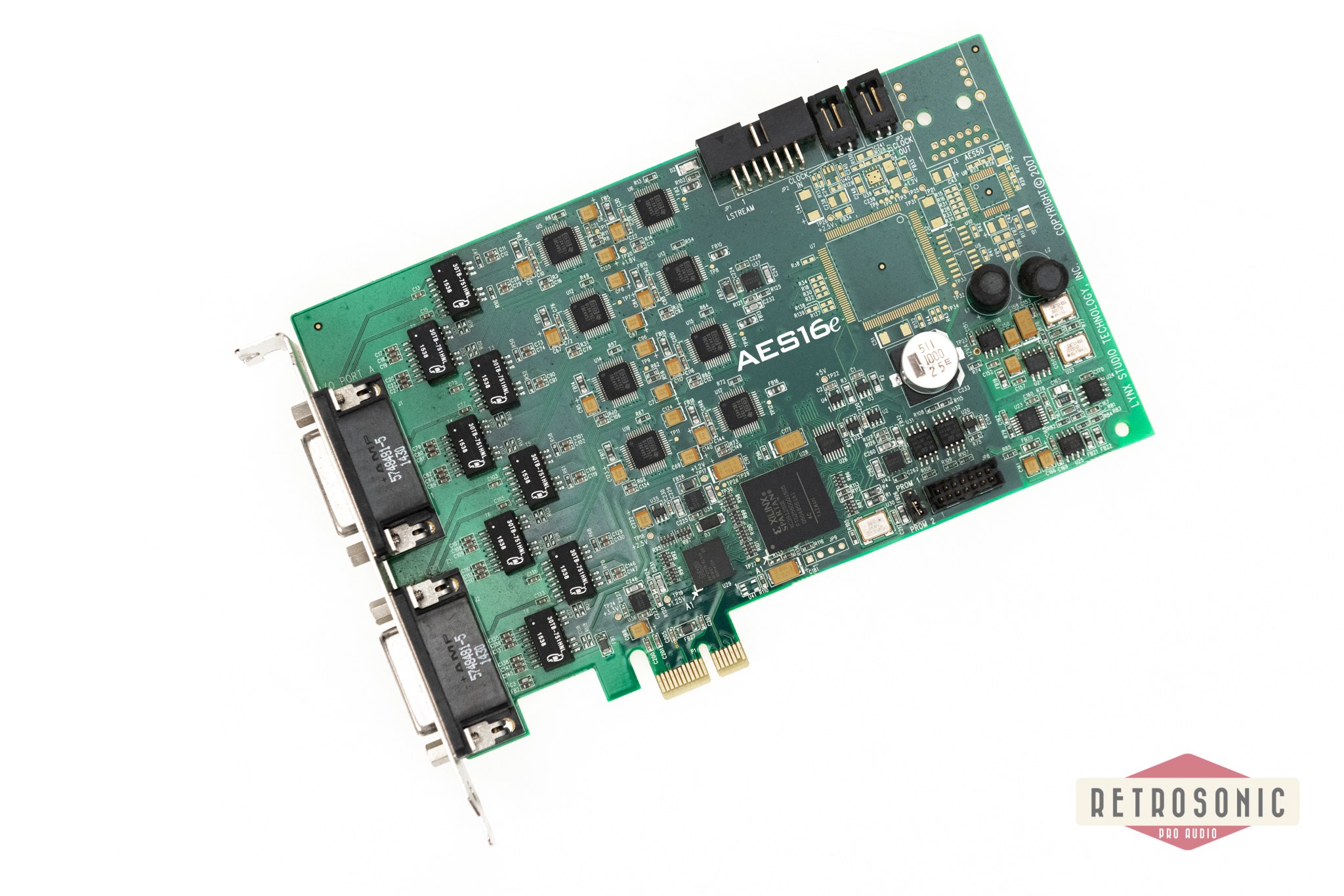 Lynx AES16e-G Multichannel AES/EBU PCIe Card