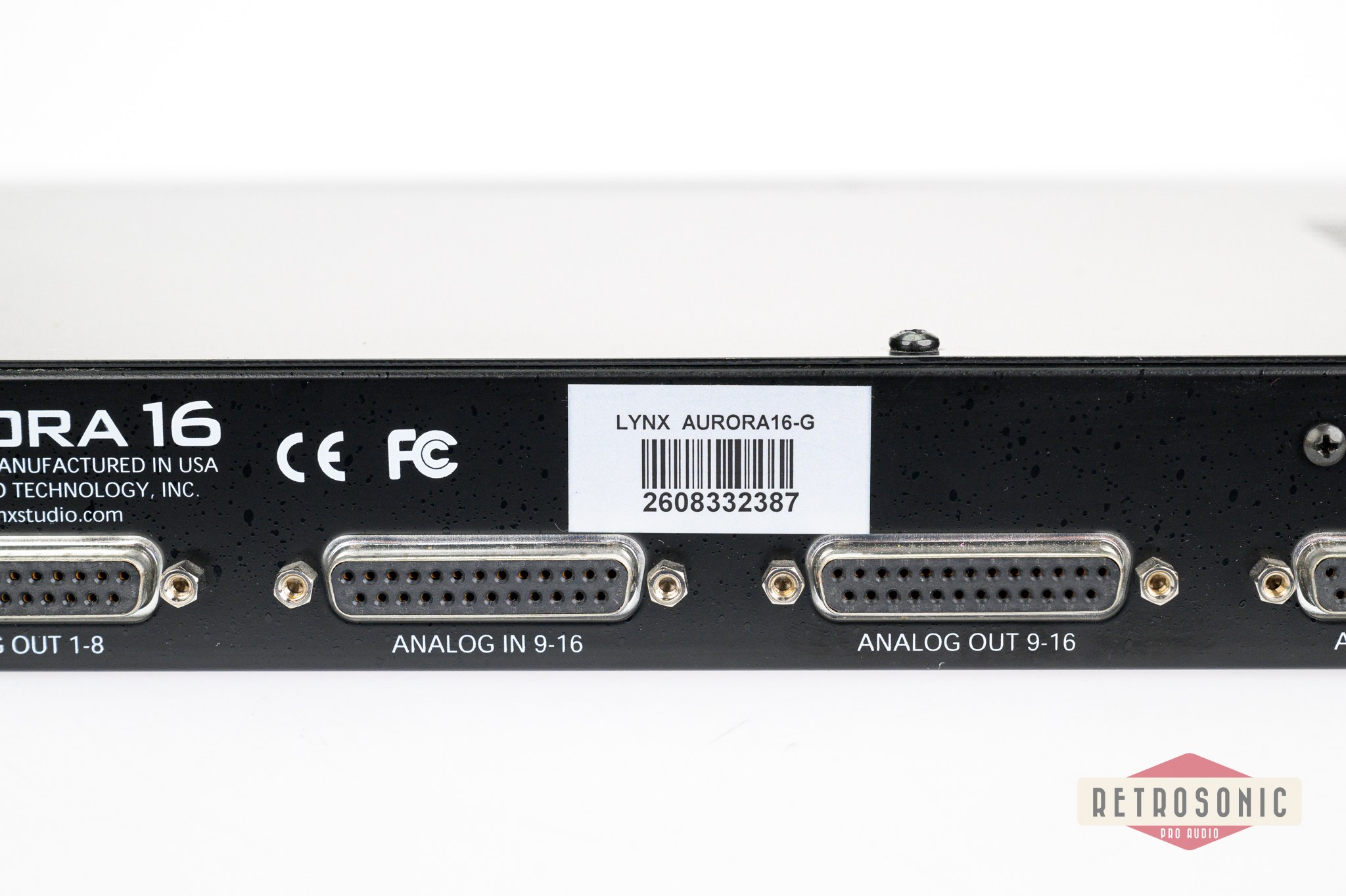 Lynx Aurora 16 G AD/DA Converter Thunderbolt #1