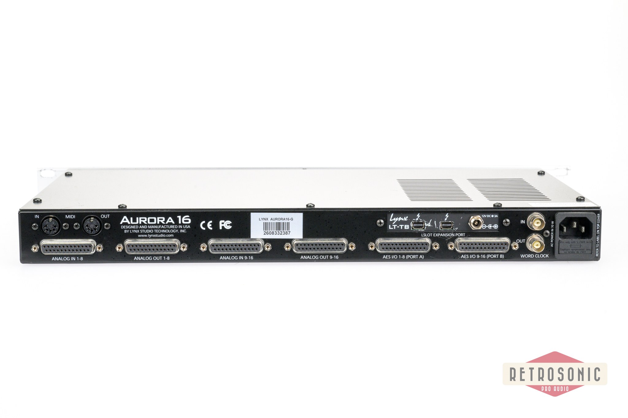 Lynx Aurora 16 G AD/DA Converter Thunderbolt #2