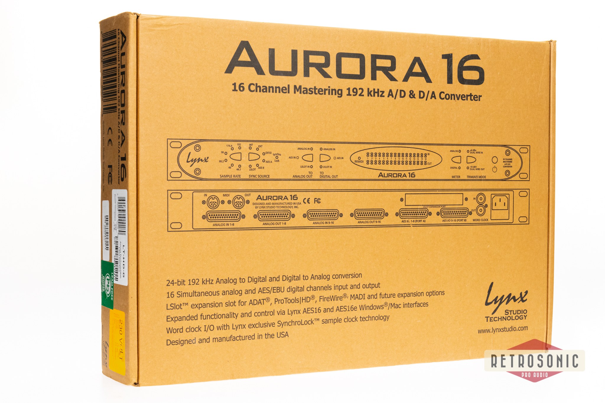 Lynx Aurora 16 with Pro Tools Digilink Card