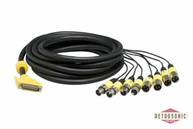 Lynx CBL-DIGY85 Digital I/O-cable D25-4xXLR-F and 4xXLR-M. 5 m