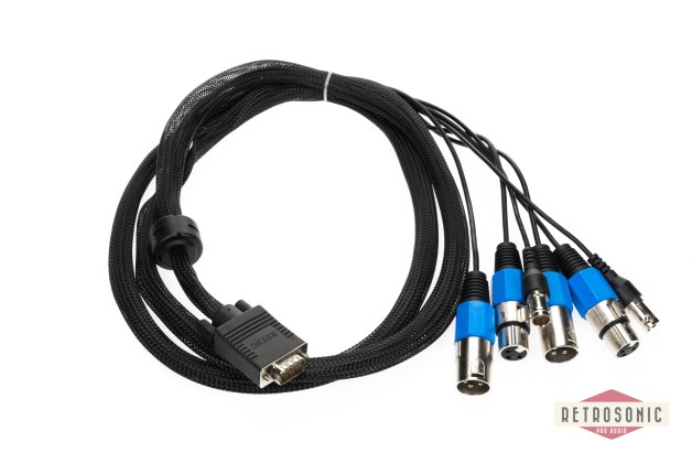 Lynx E44 Sync Cable. 4 XLR to HD15 for Digital and 2 BNC for Word Clock I/O