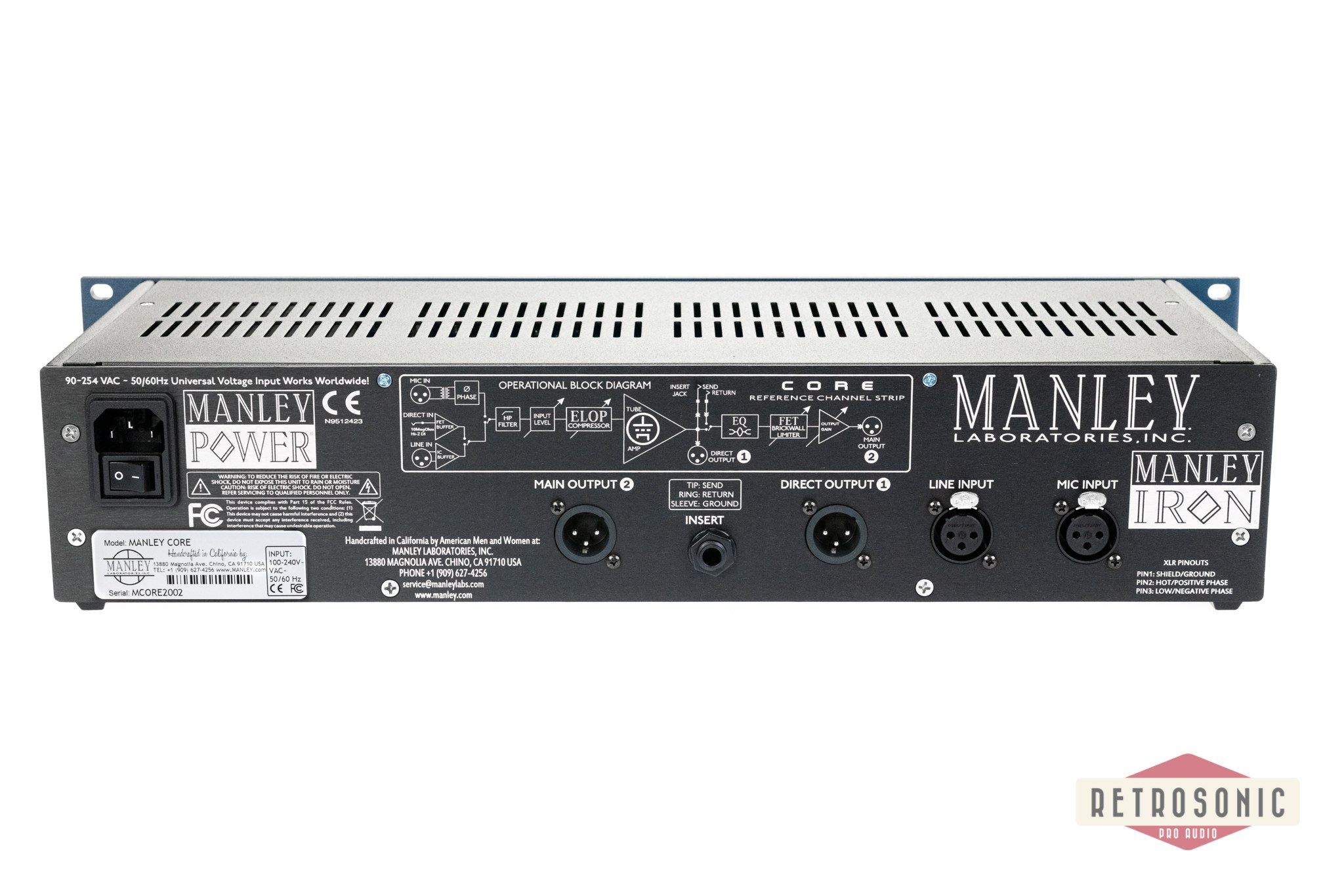 Manley CORE Reference Channel Strip