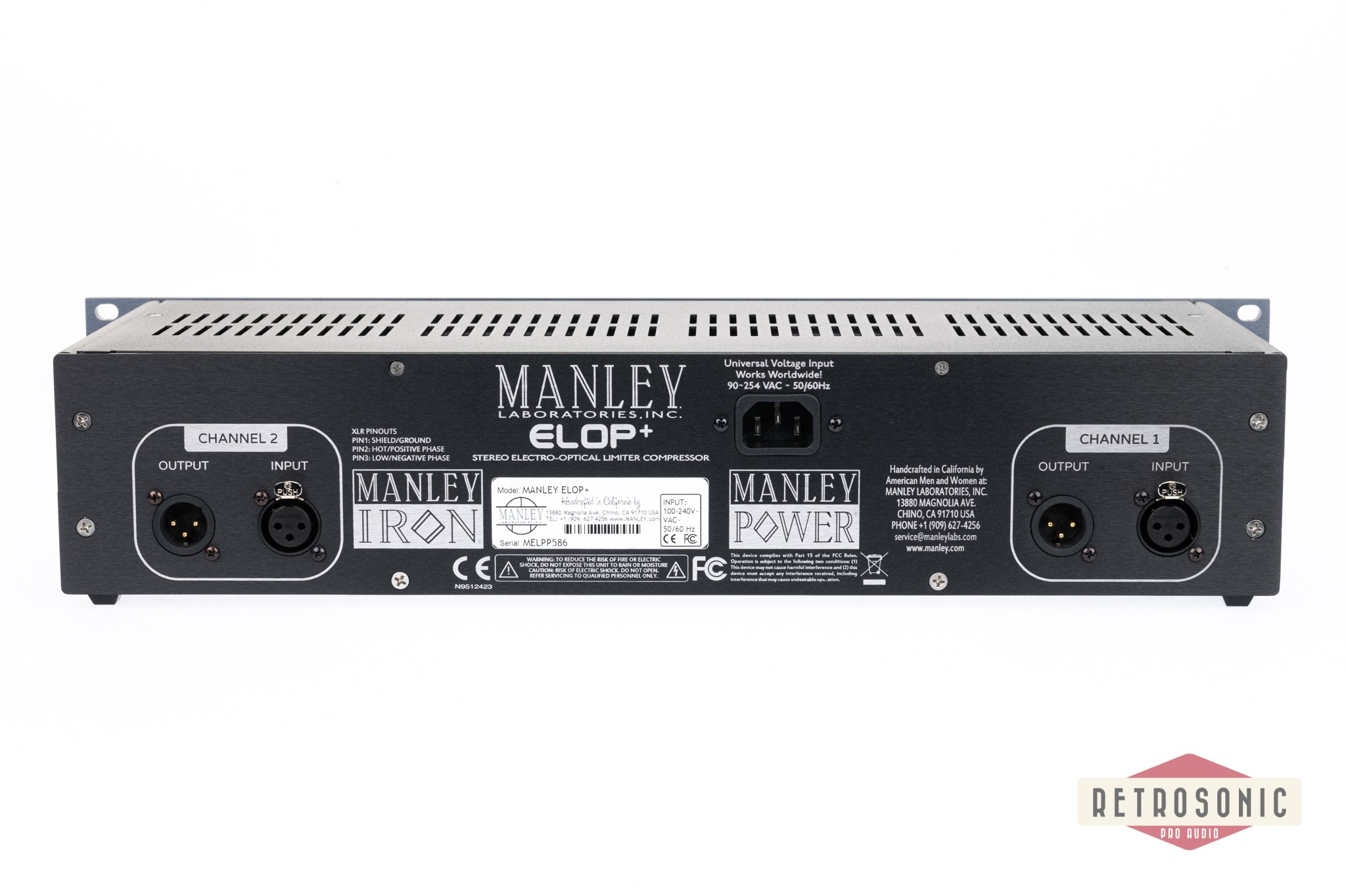 Manley ELOP+ Stereo Limiter Compressor