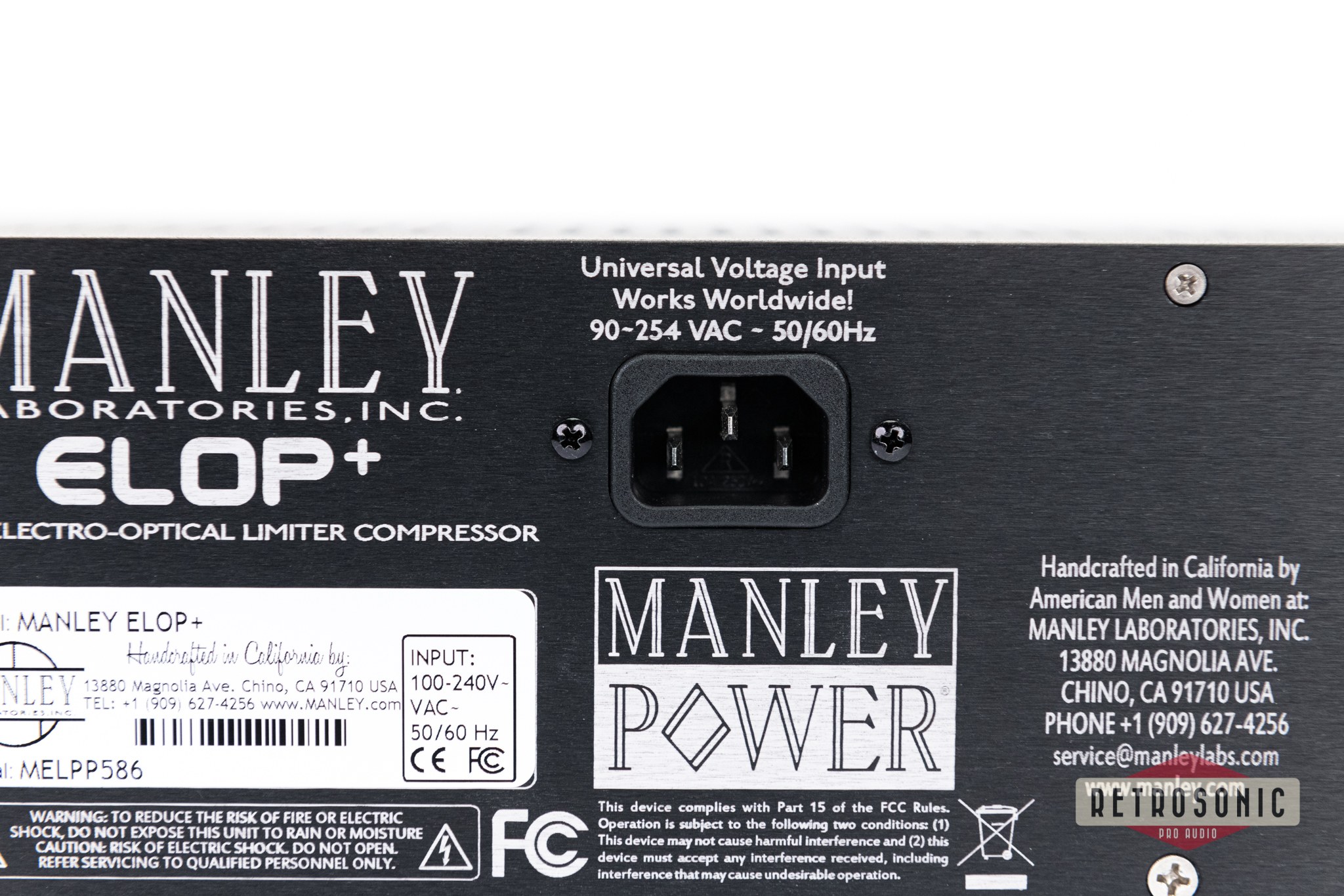 Manley ELOP+ Stereo Limiter Compressor