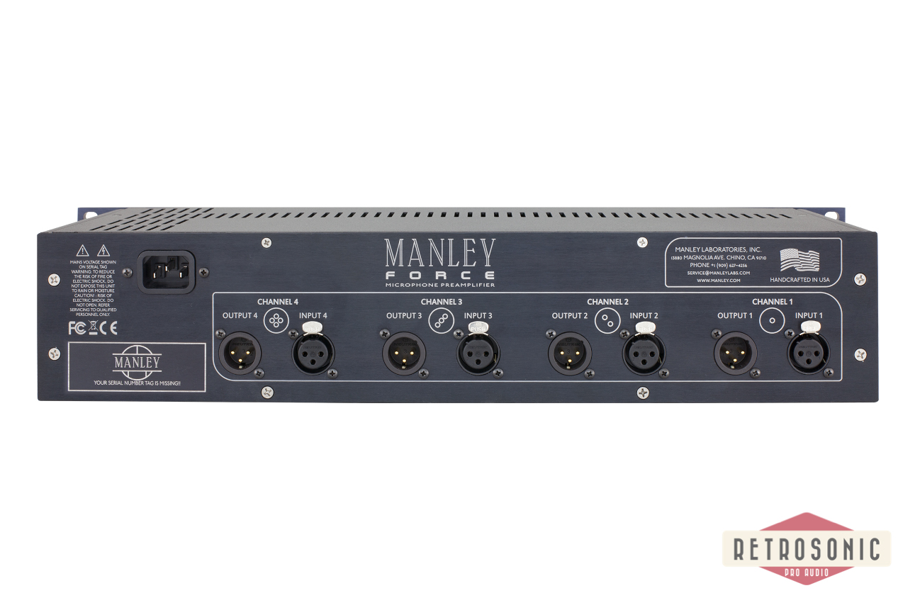 Manley Force Four Channel Mic Preamplifier