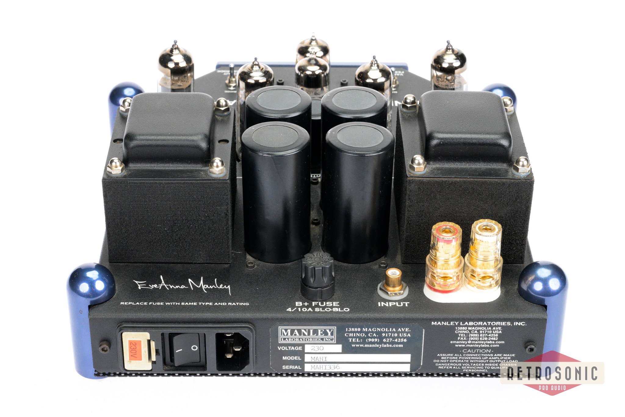 Manley Mahi Mahi Tube Amp Pair