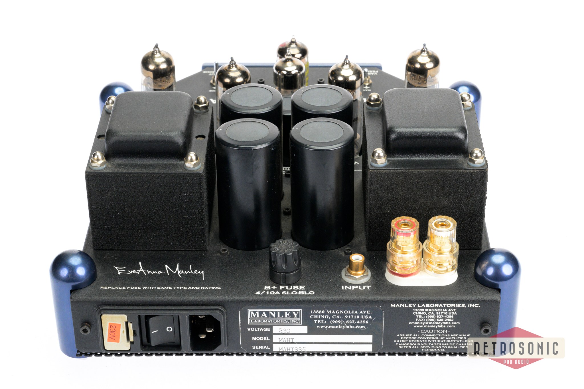 Manley Mahi Mahi Tube Amp Pair