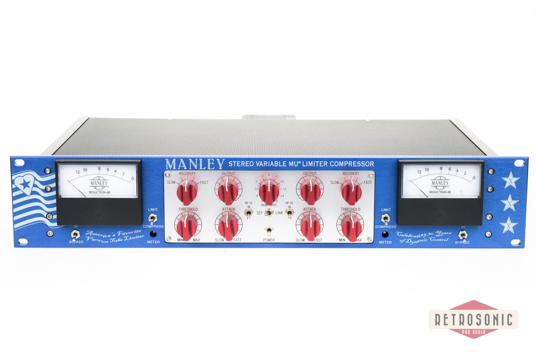 Manley Stereo Variable Mu w. T-Bar Mod Option 30th Anniversary