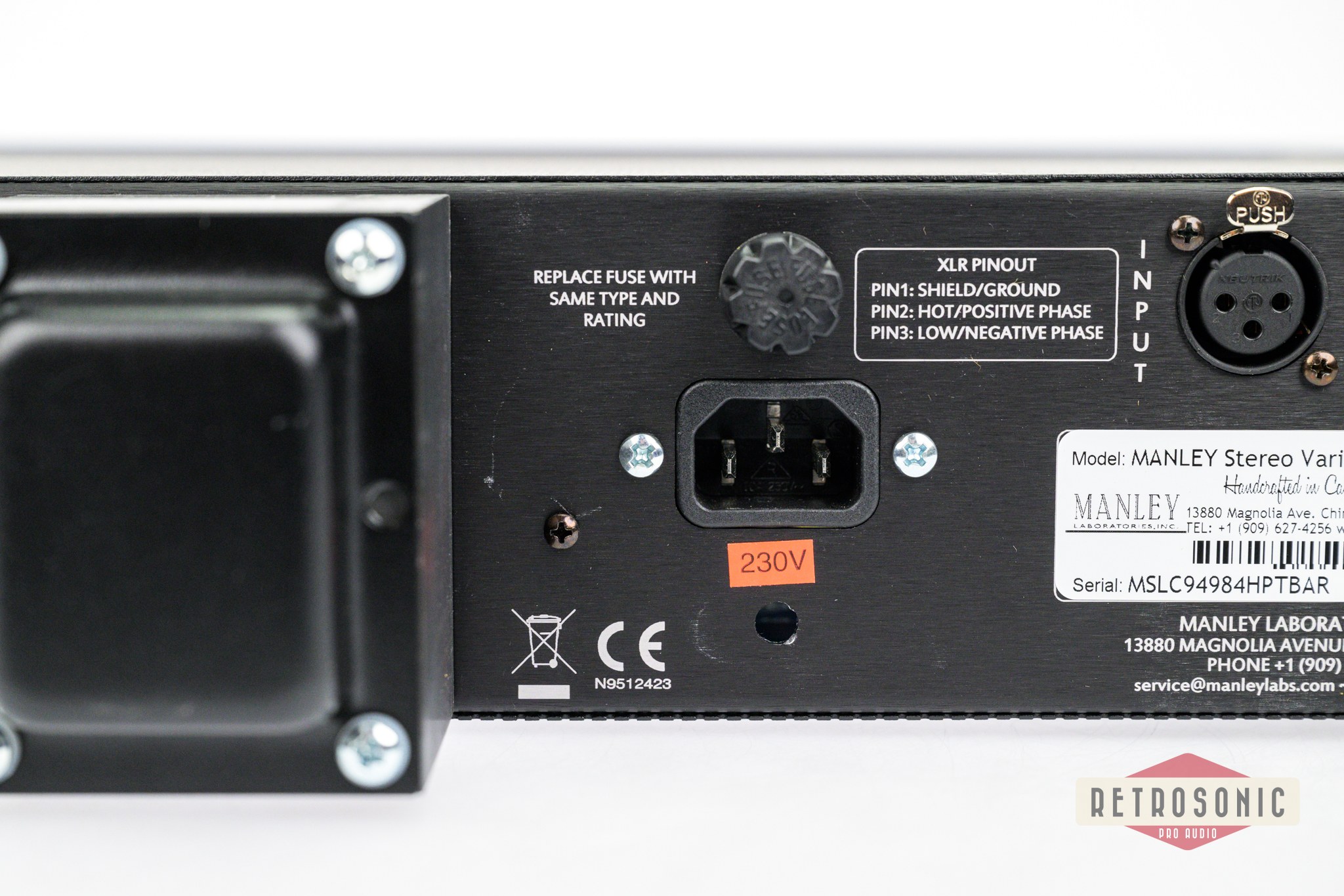 Manley Stereo Variable Mu w. T-Bar Mod Option 30th Anniversary