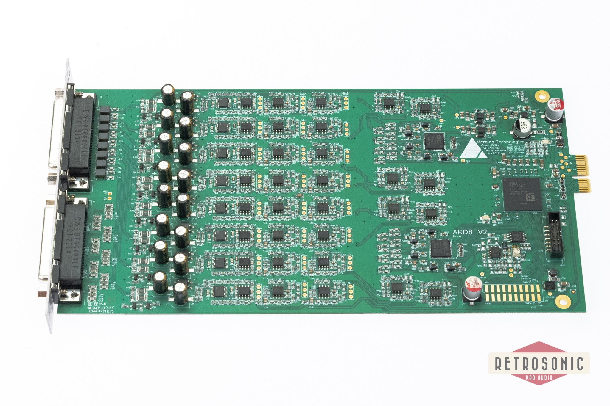 Merging AKDG8DS Horus/Hapi 8 ch Mic/Line Dual Gain AD-module to 192 kHz