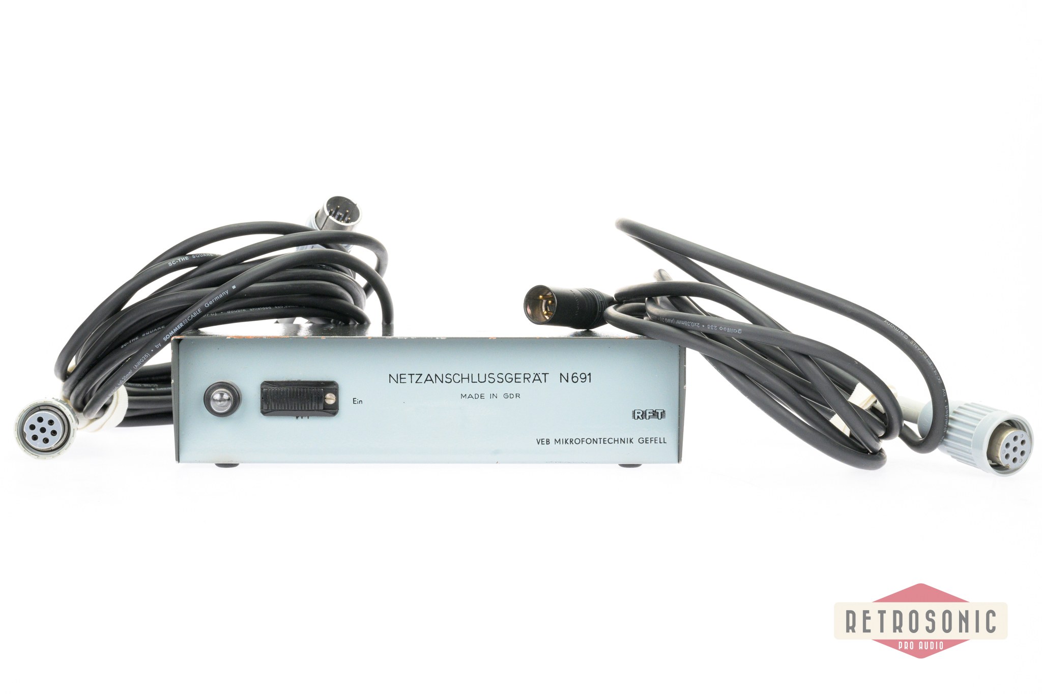 Microtech Gefell MV691/M70 12Volt Condenser Microphone, N691 PSU