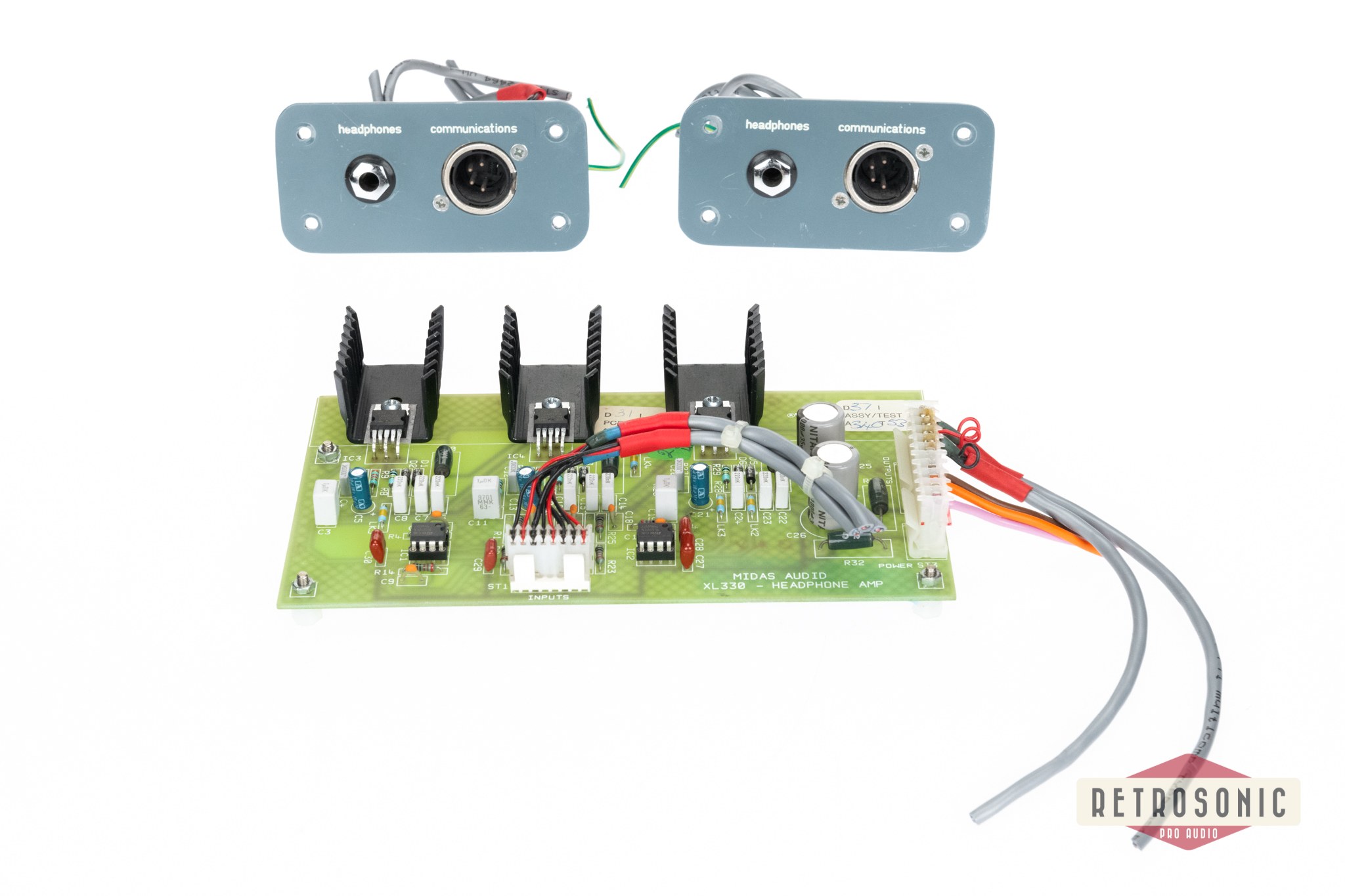 Midas XL4 XL330 Headphone Amp Inc. 2 pcs HP & Comms Panels