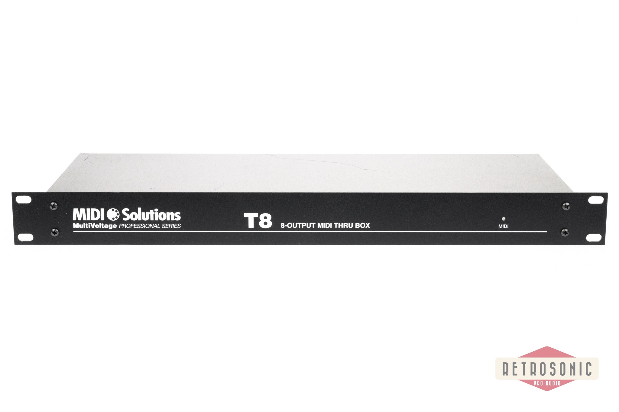 MIDI Solutions MultiVoltage T8 8-Output MIDI thru box