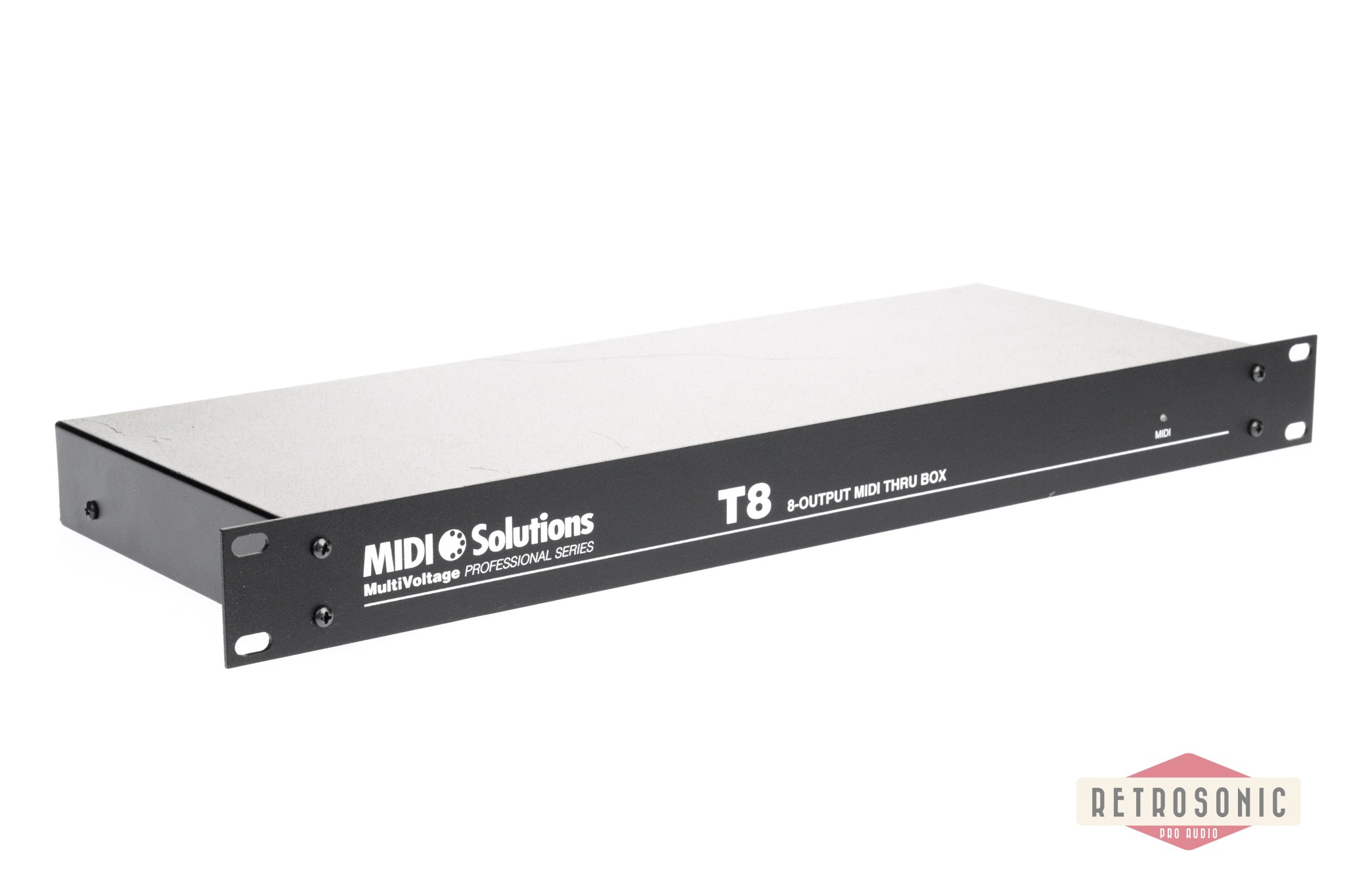 MIDI Solutions MultiVoltage T8 8-Output MIDI thru box