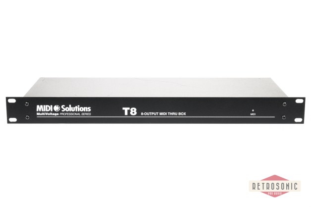 MIDI Solutions MultiVoltage T8 8-Output MIDI thru box