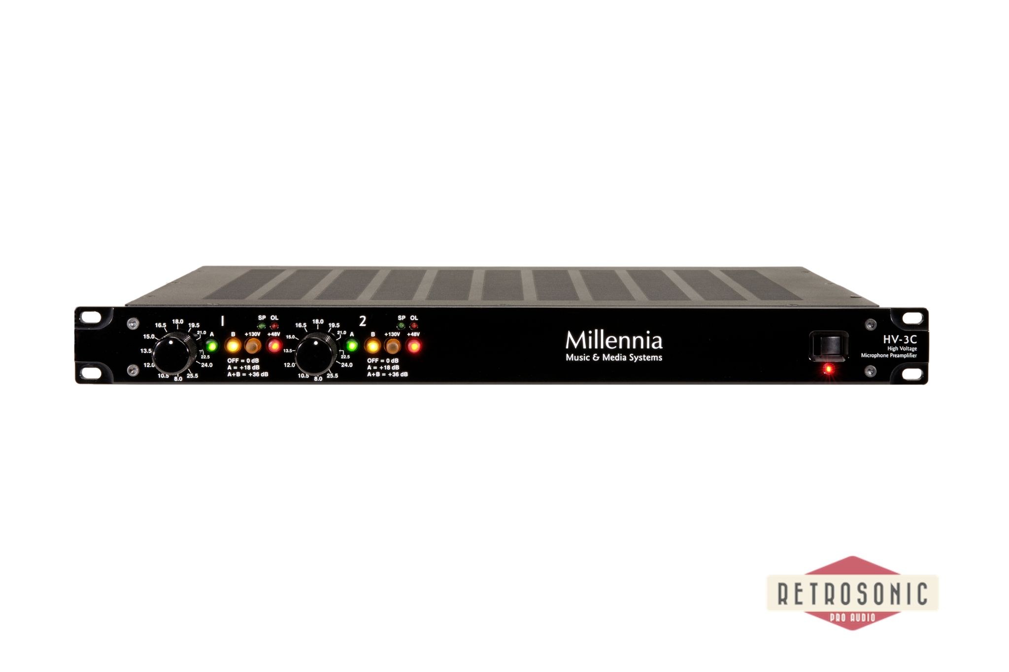 Millenia HV-3C Two Channel Microphone Preamplifier