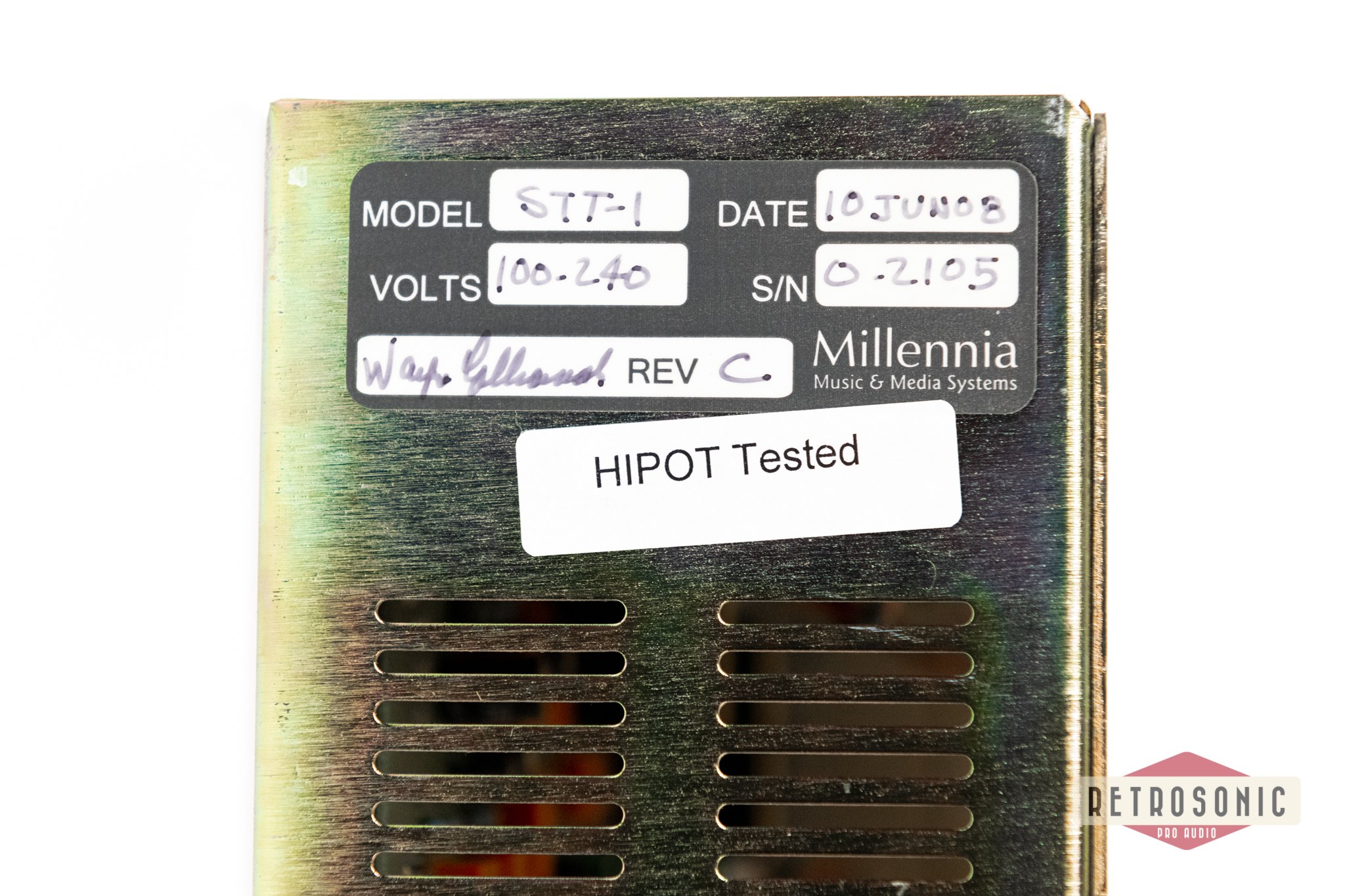 Millenia STT-1 Origin Tube/Solid State Recording Channel