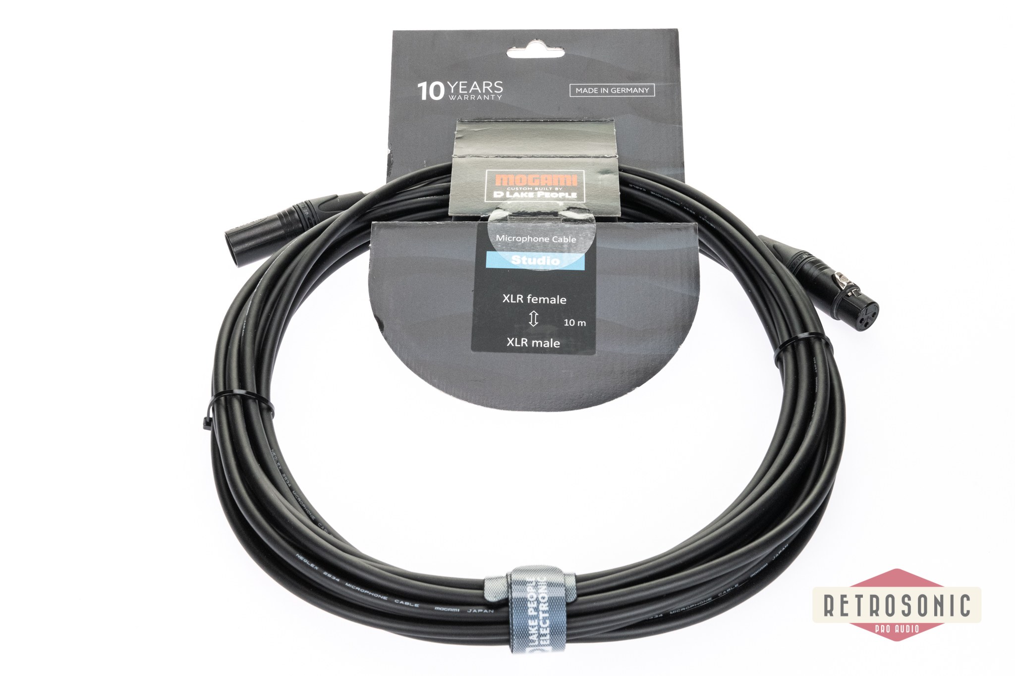 Mogami MICSTU1000BL 10m. XLR-cable