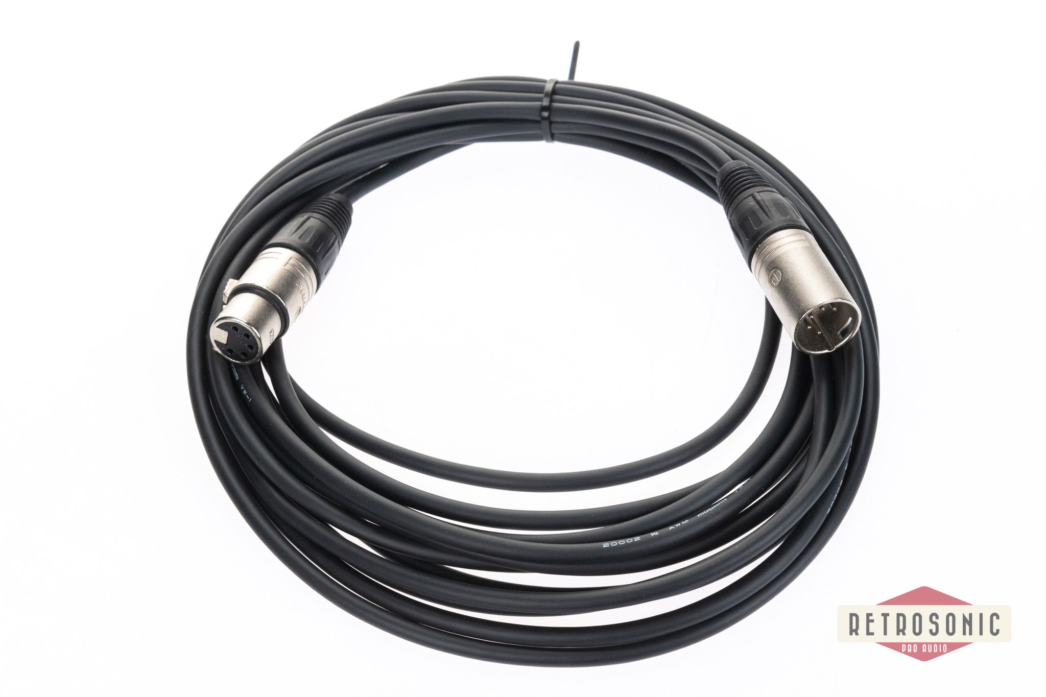 Mogami VW-1 6m Premium Tube mic cable 5-pin Neutrik XLRs