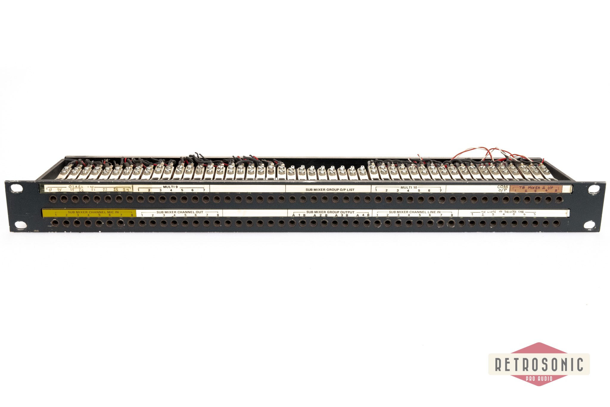 Mosses & Mitchell SSL 96 Way 4.4mm TT-Patch Bay from SSL 4000 #1