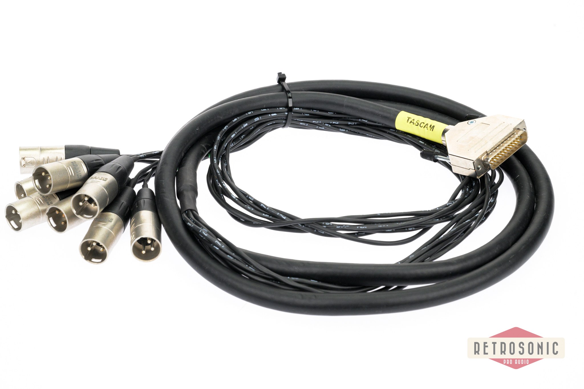 Multicore Cordial CMD 8, 2.8m 8-pair DB25-XLR-M (Tail 1.1m) 2 pcs