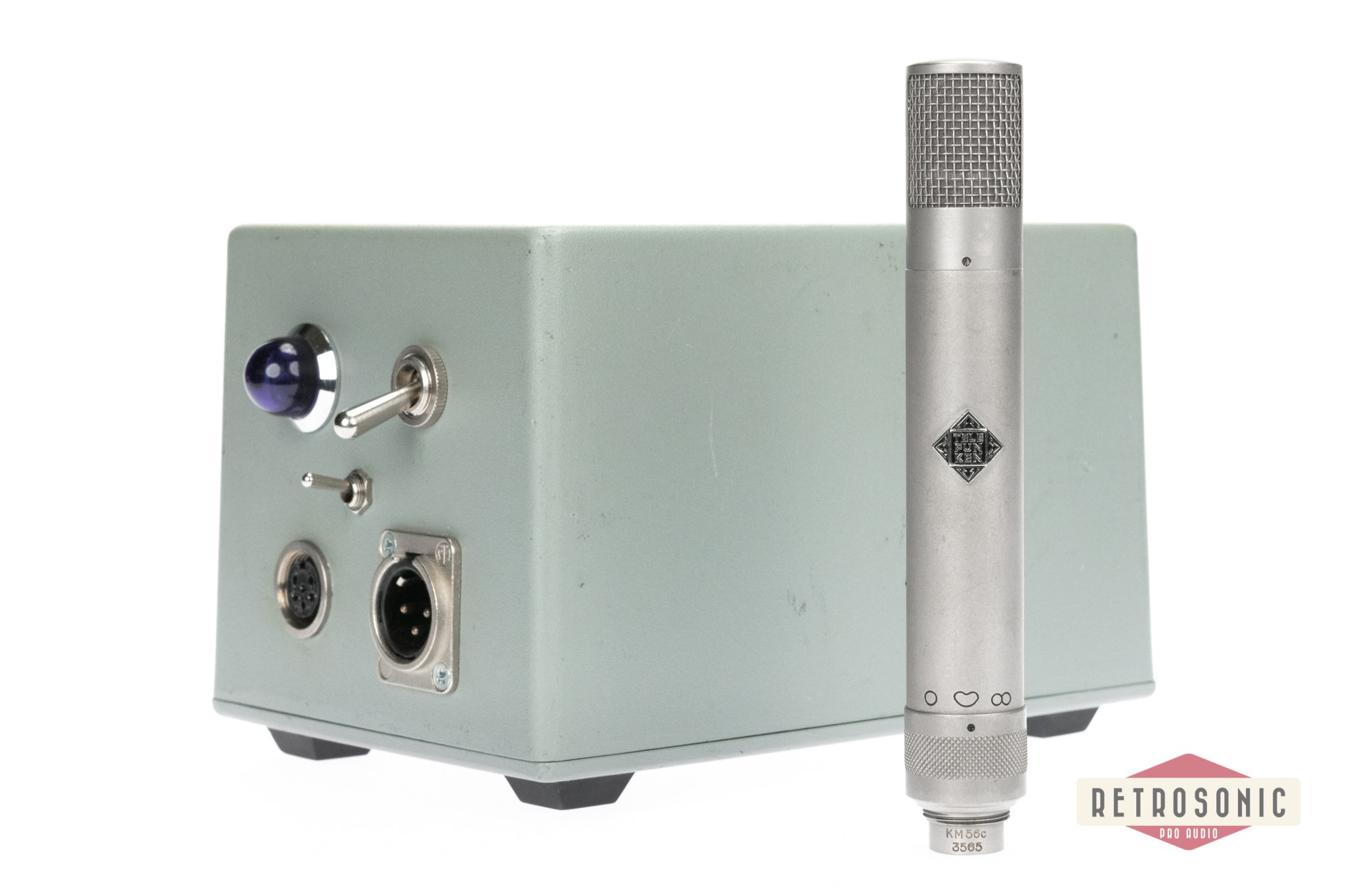 Neumann Telefunken KM 56 C Miniature Multipattern Tube Microphone