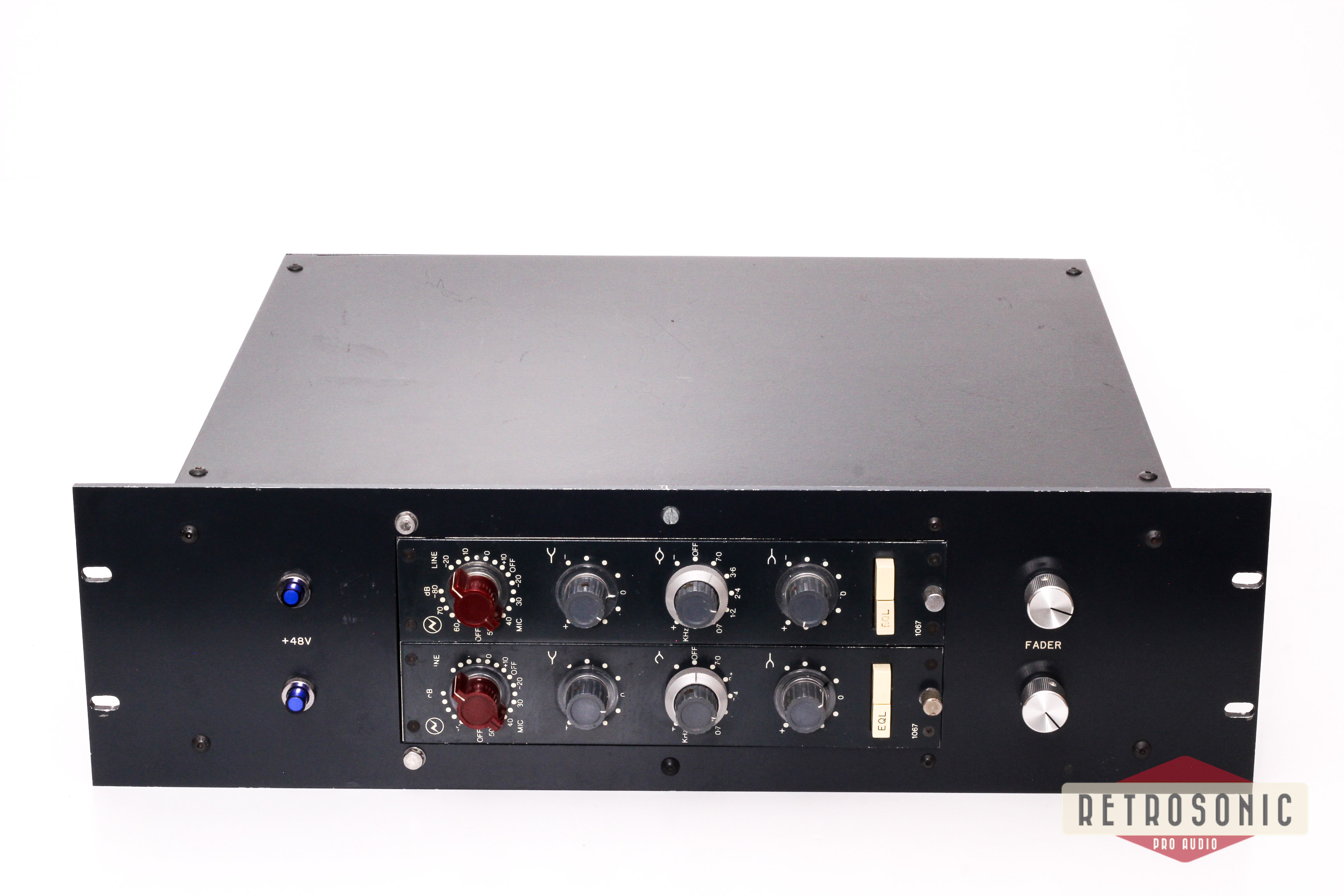 Neve 1067 Vintage Mic Pre / EQ Racked Pair