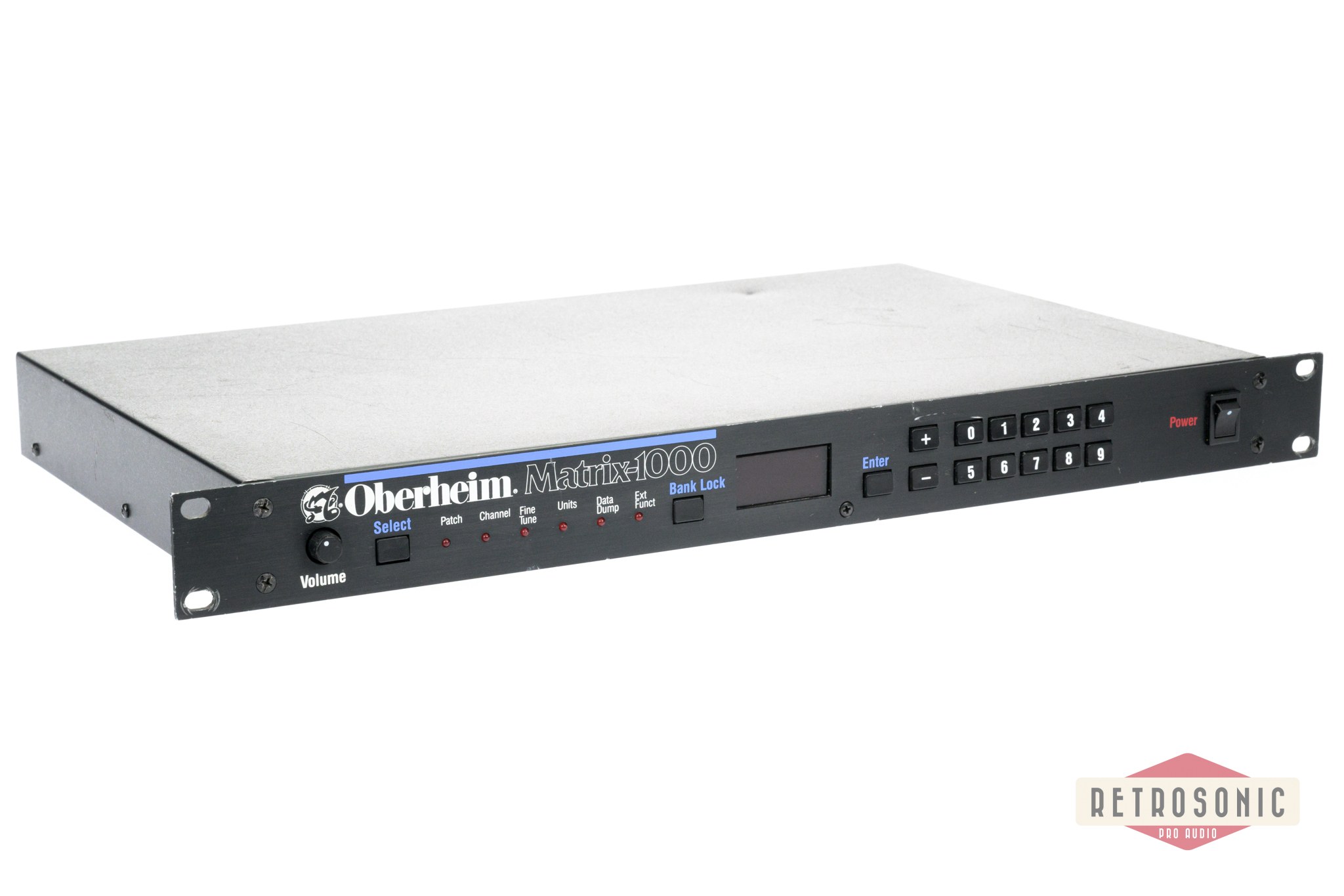 Oberheim Matrix 1000 Rackmount 6-Voice Synthesizer 1987 - Black