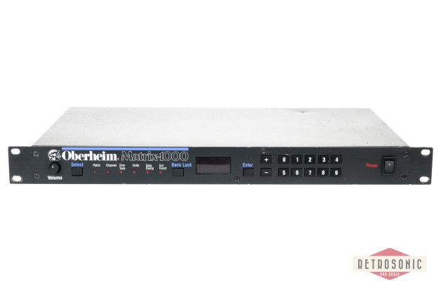 Oberheim Matrix 1000 Rackmount 6-Voice Synthesizer 1987 - Black