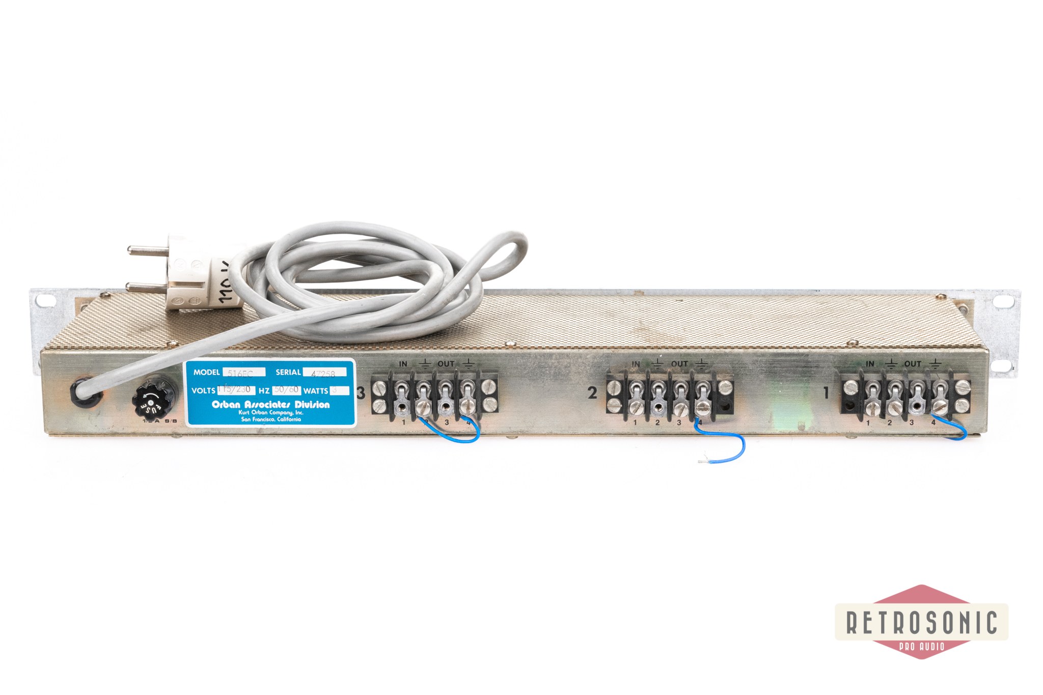 Orban Parasound Model 516 EC Dynamic Sibilance Controller