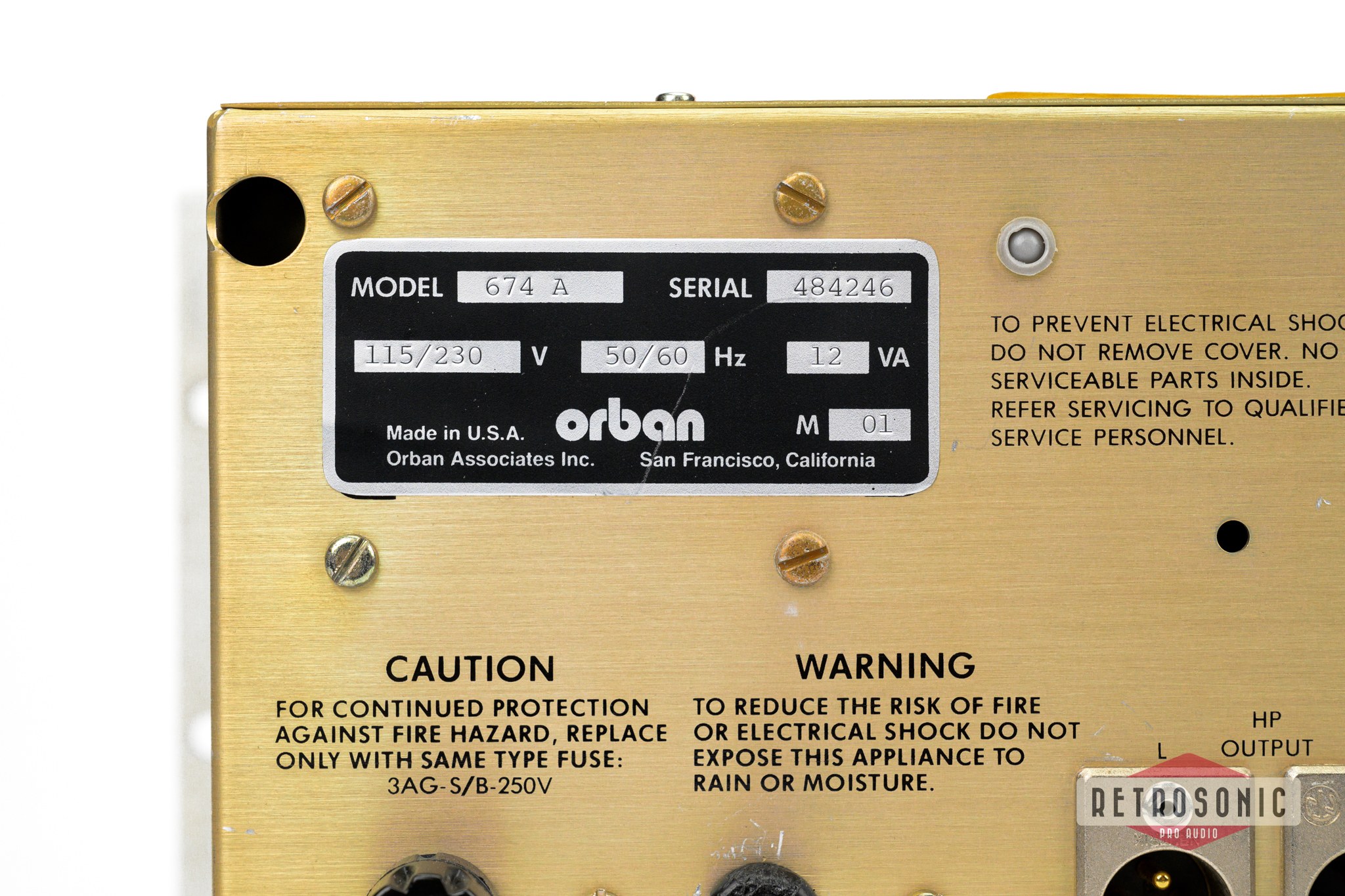 Orban Stereo Equalizer Model 674A