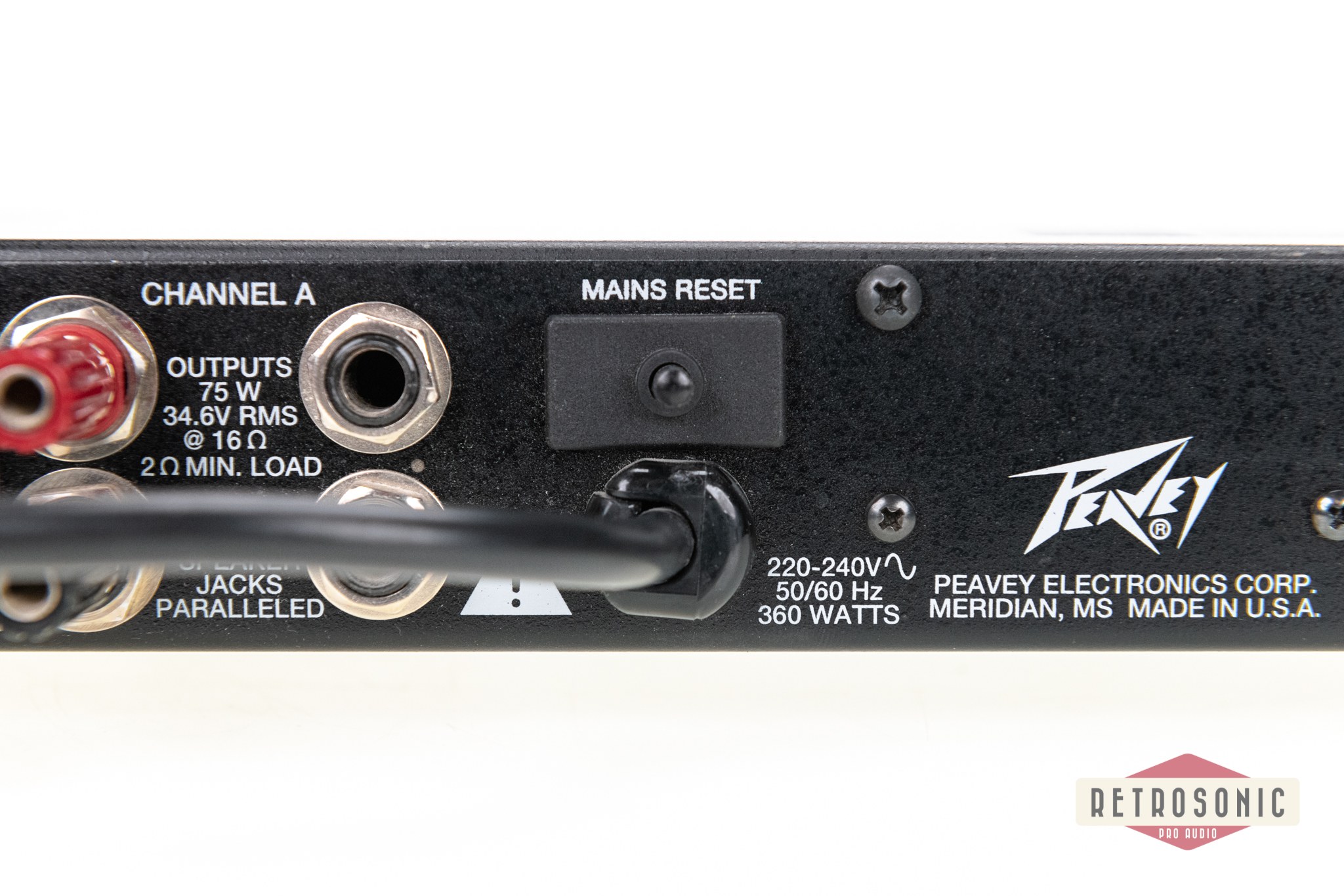 Peavey CS 200x Professional 2x110W Amplifier