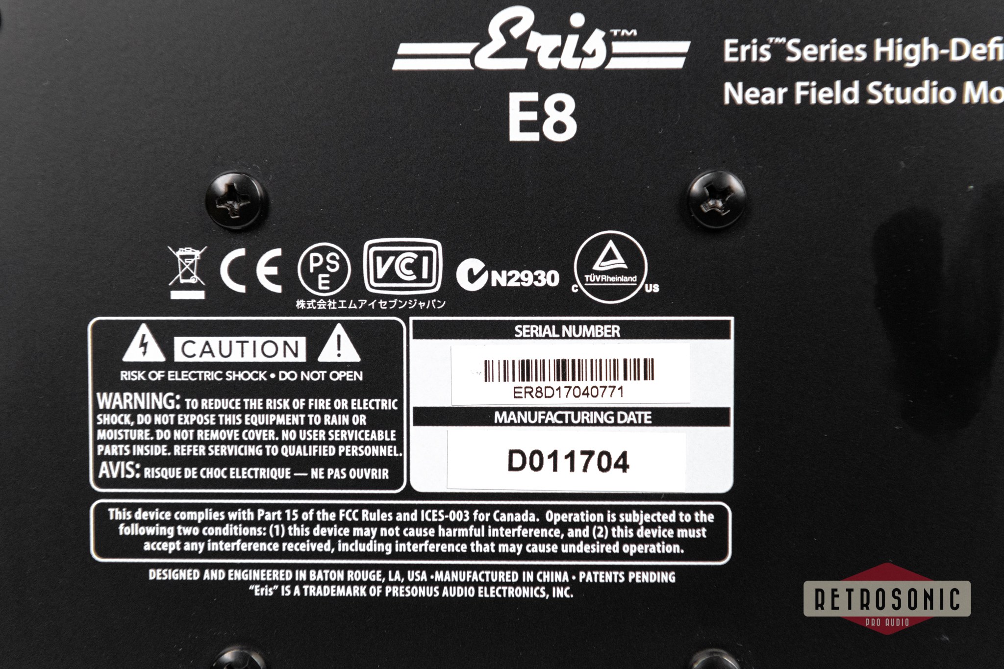 Presonus Eris E8 2-Way Active pair