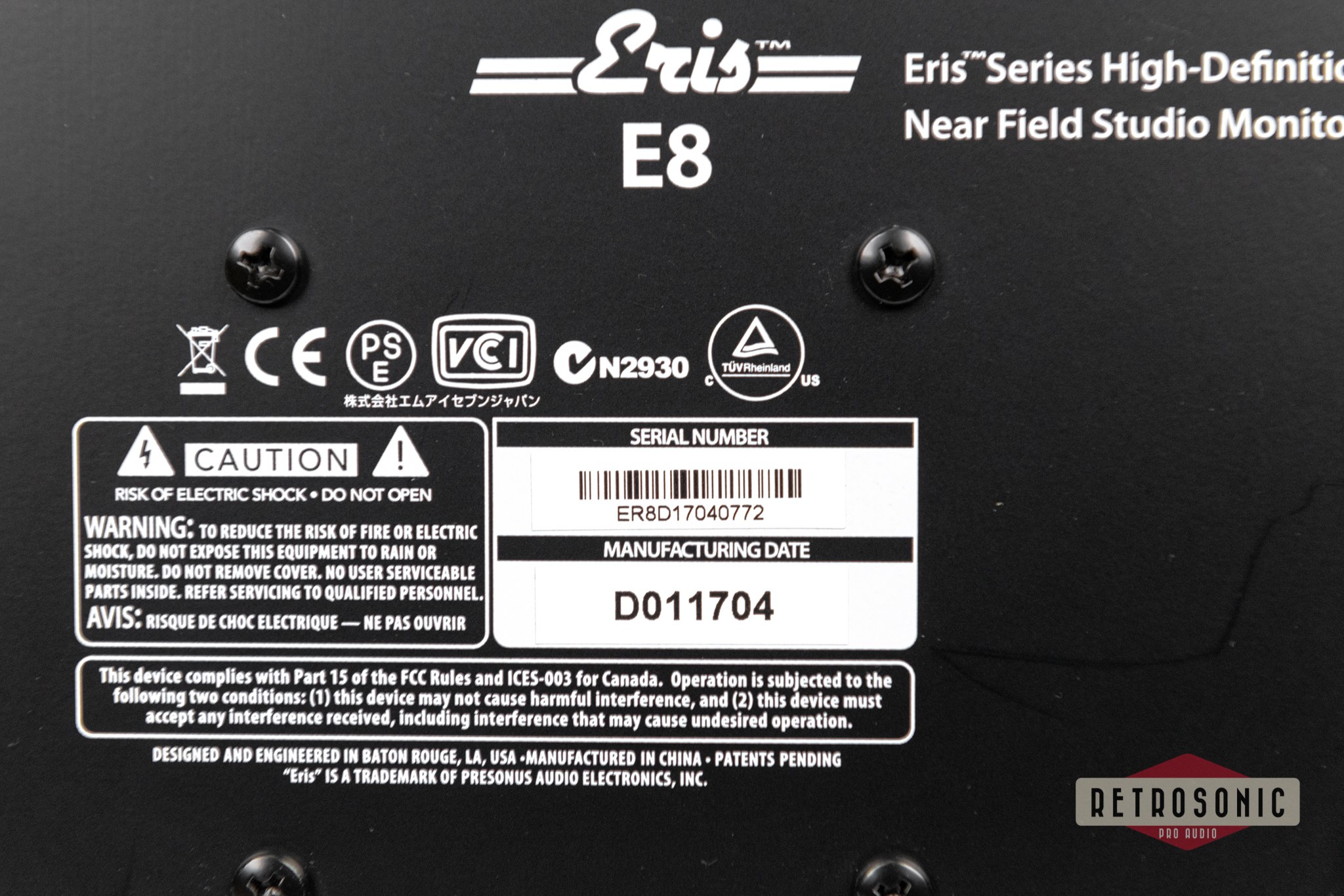 Presonus Eris E8 2-Way Active pair