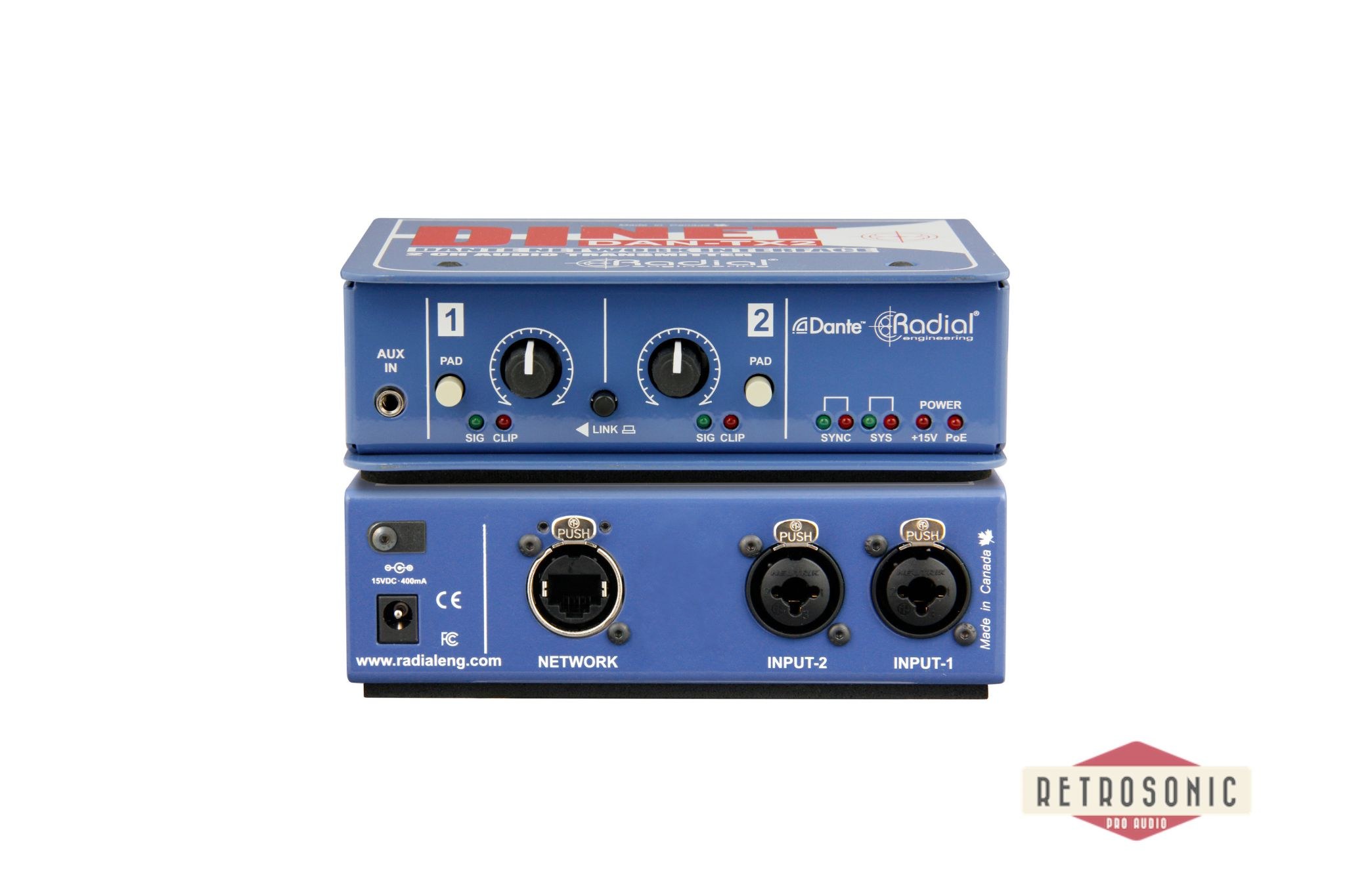 Radial DiNet DAN-TX2