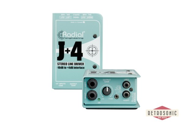 Radial J+4 Stereo Line Driver