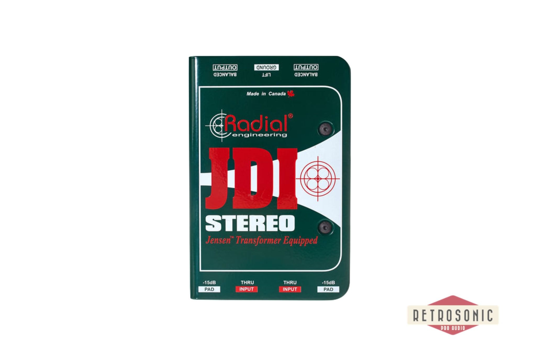 Radial JDI Stereo Passive Direct Box