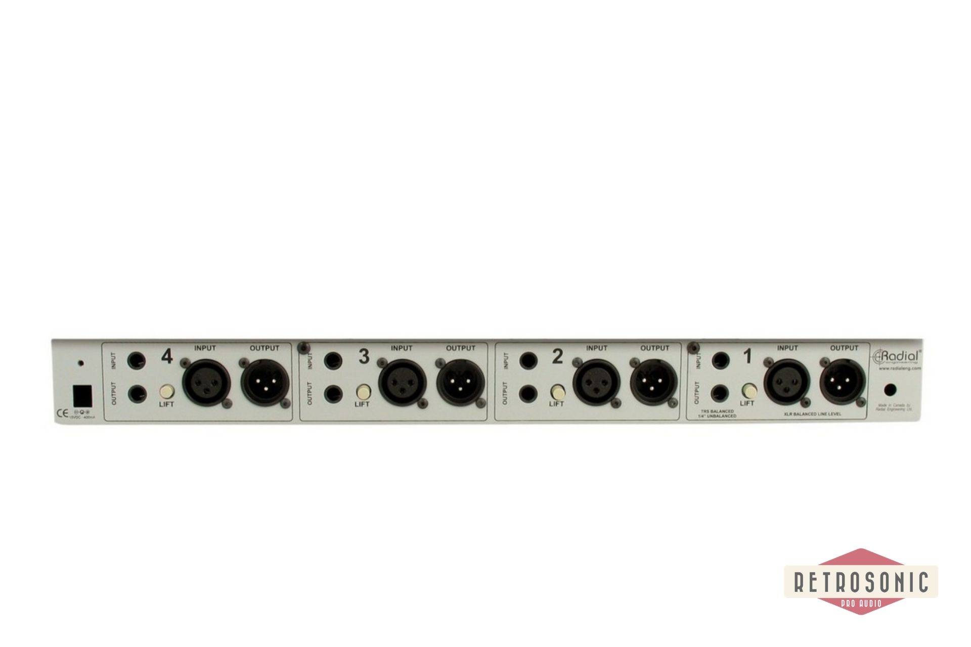 Radial Phaser Bank 4-ch 19 inch 1U rack