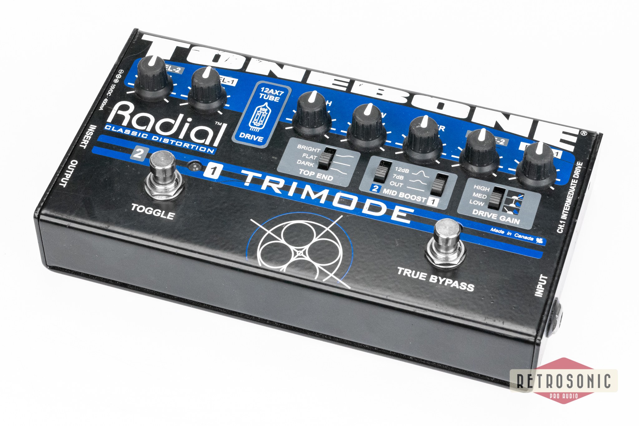 Radial Tonebone Trimode Distortion and EQ Pedal