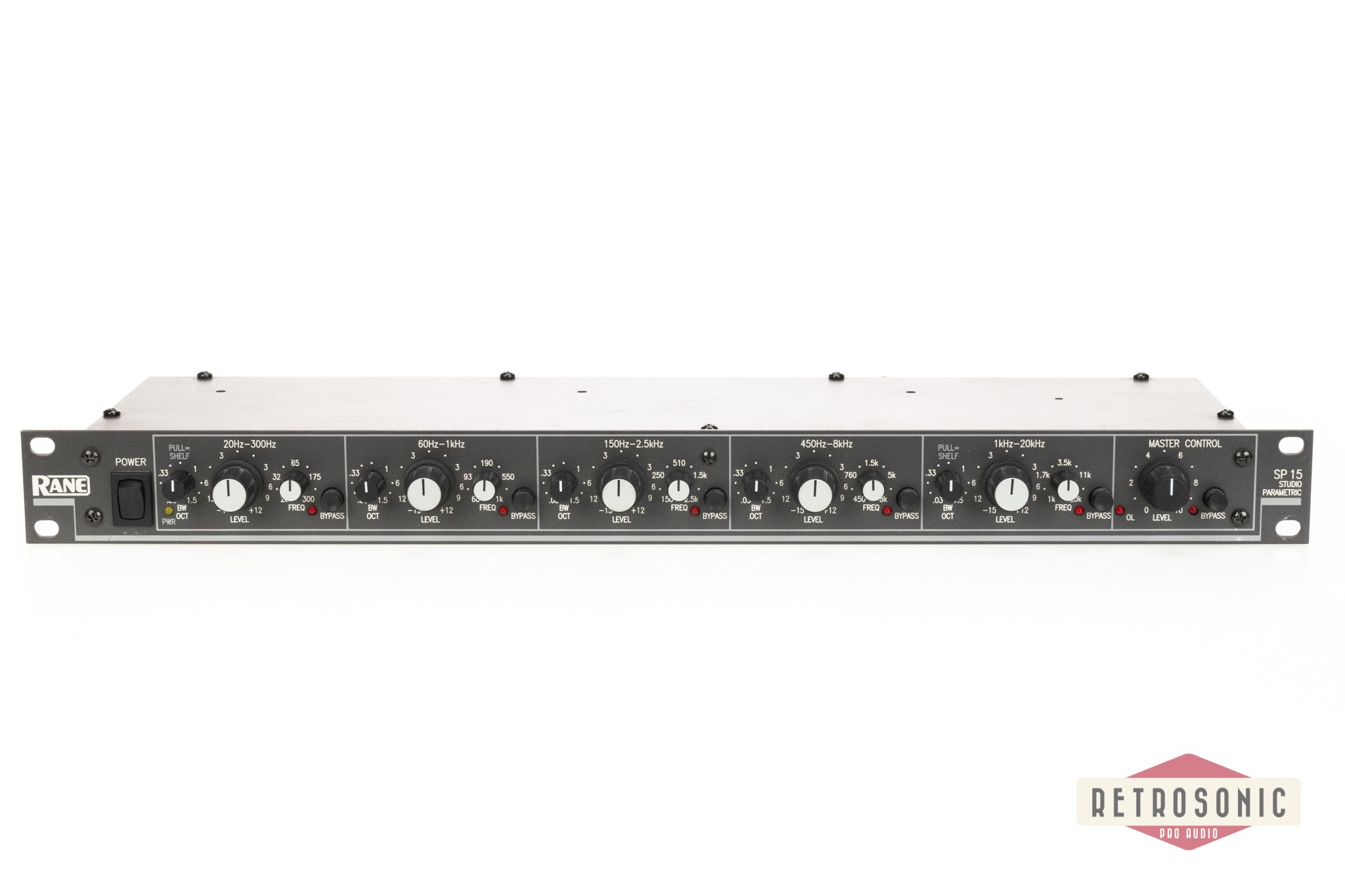 Rane SP15 Studio Parametric Equalizer/Notch Filter